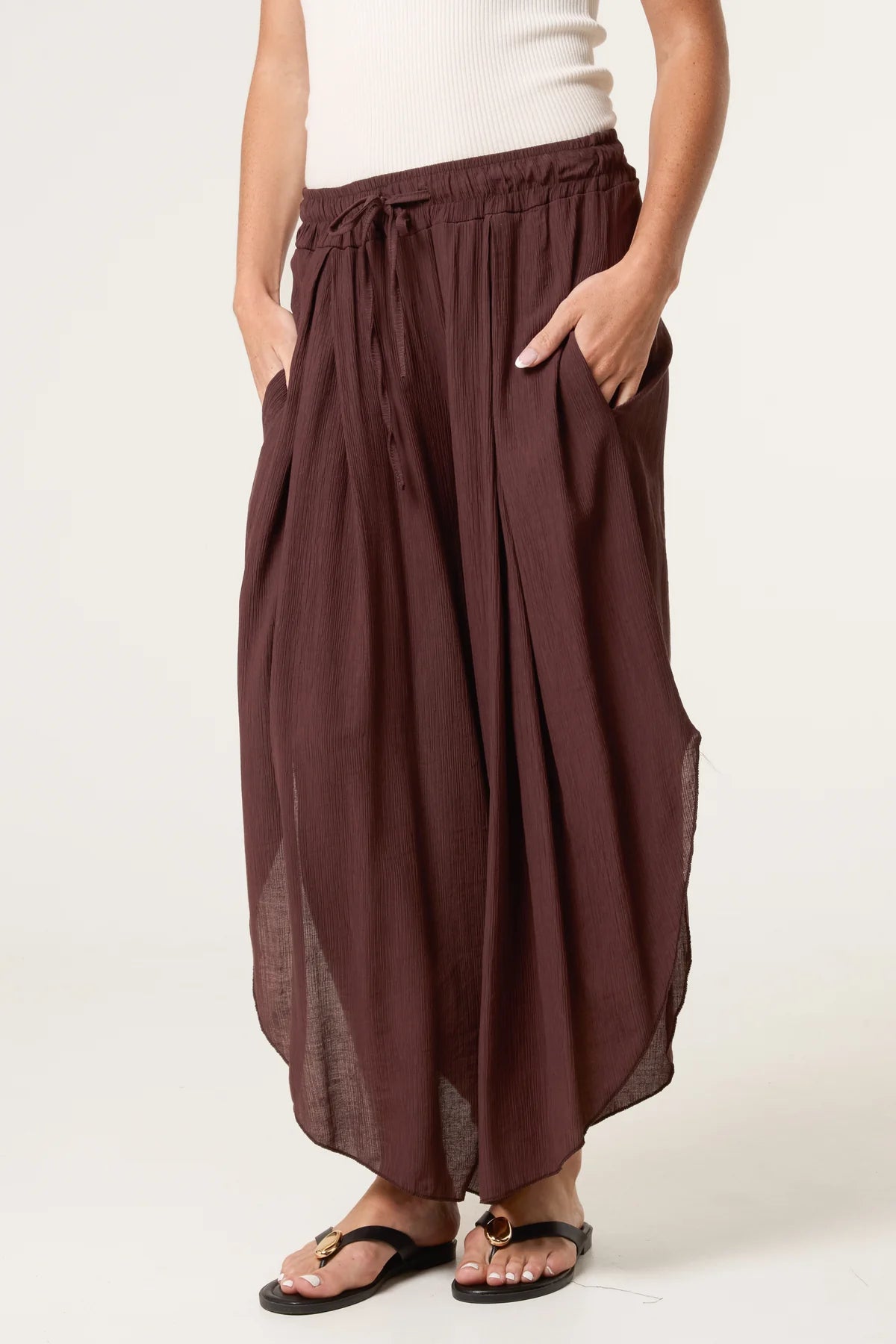 Hayley Wide Leg Shaped Trousers