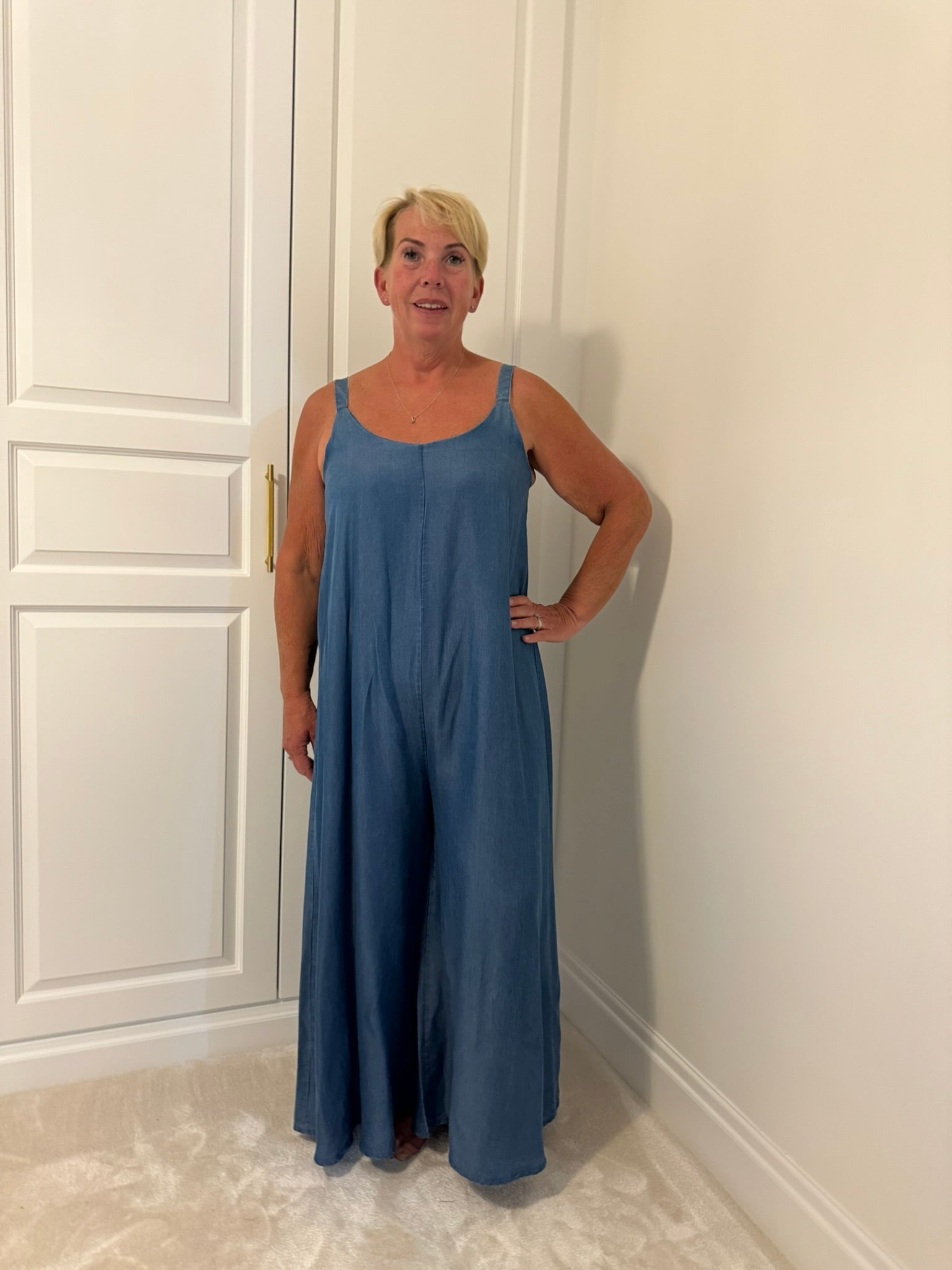 The Azure Drape Jumpsuit