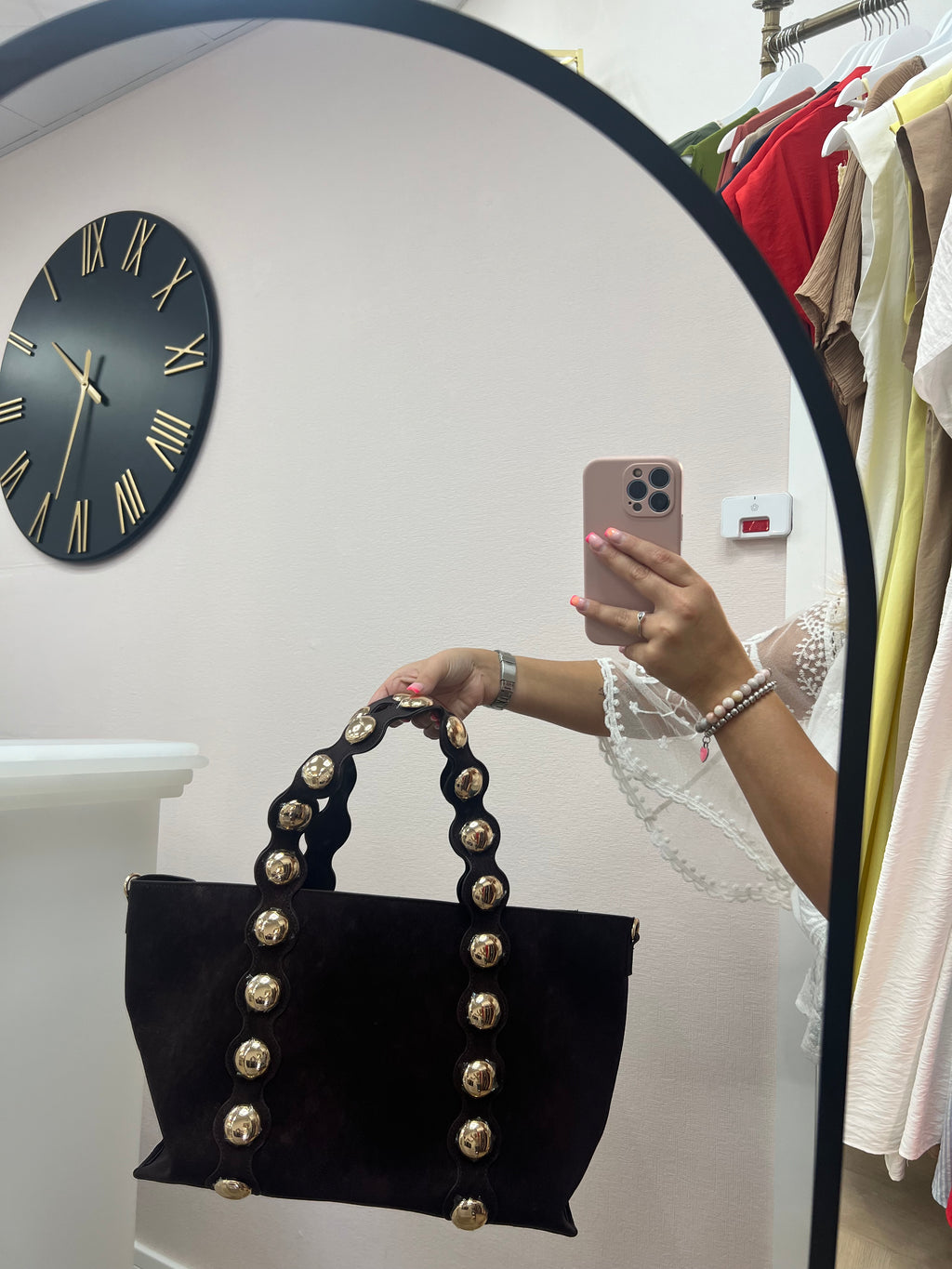 Disc large handbag🤎🖤✨