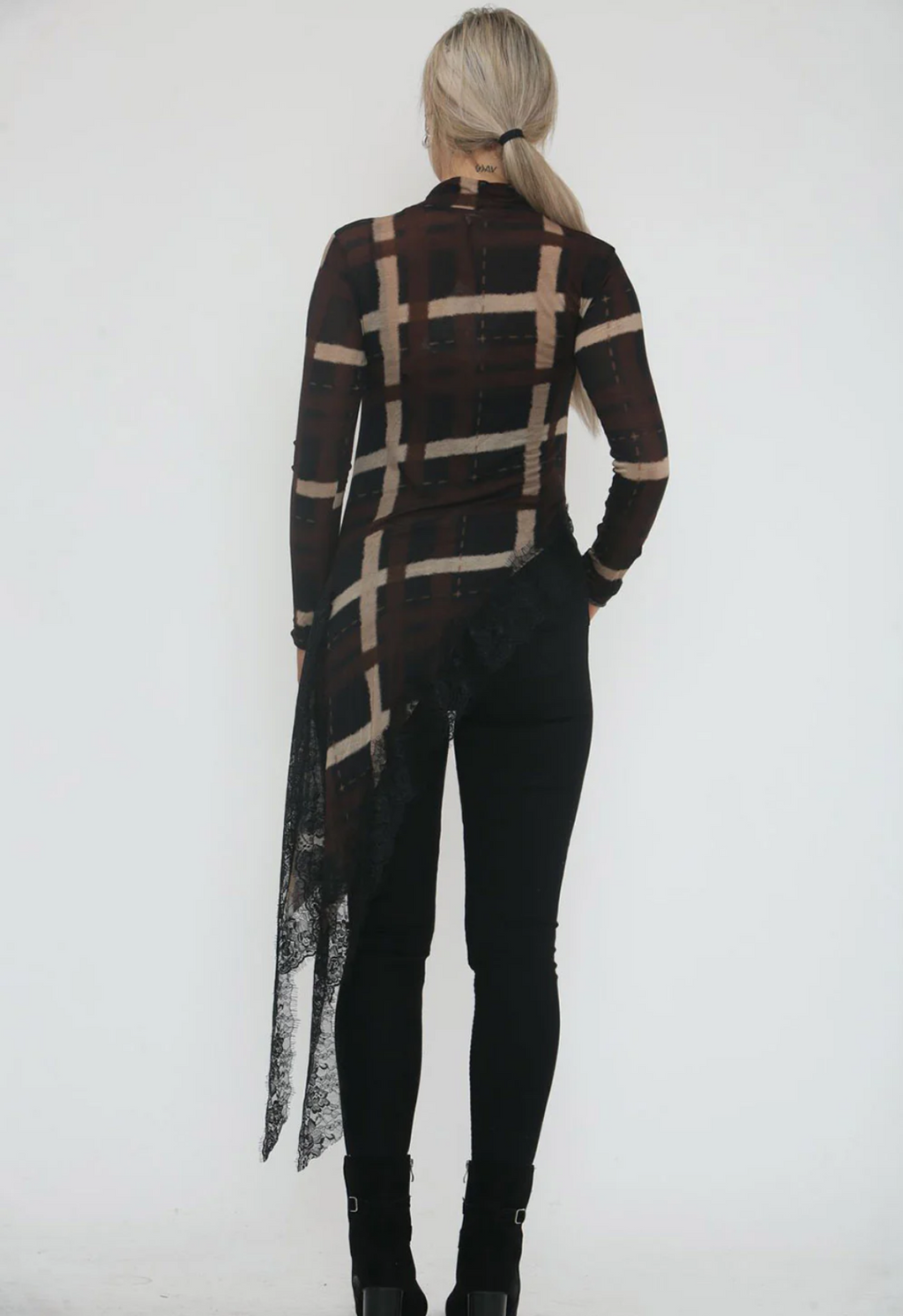 The Nyra Lux Luna Asymmetric Tunic