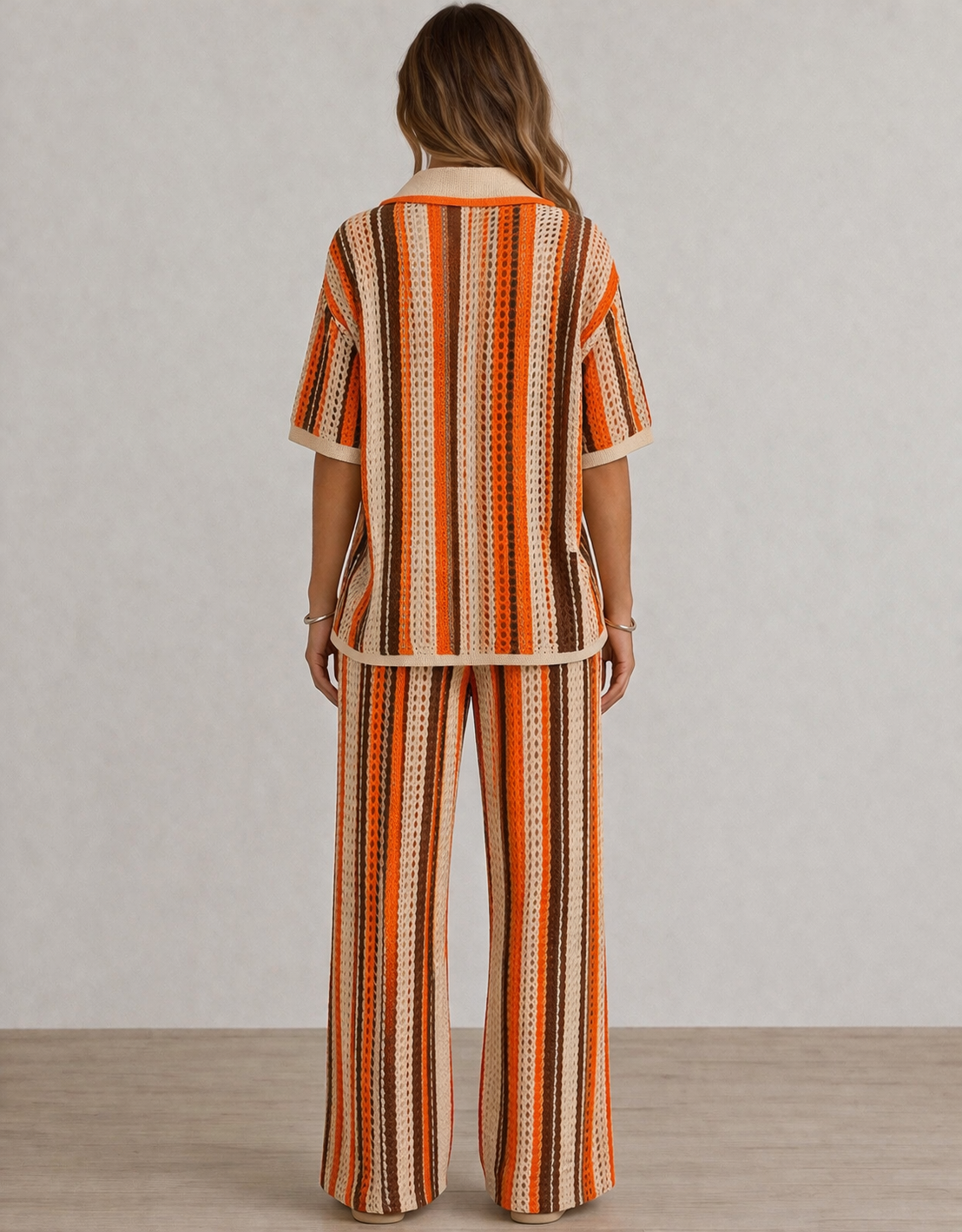Candice Stripe Knitted Co-ord