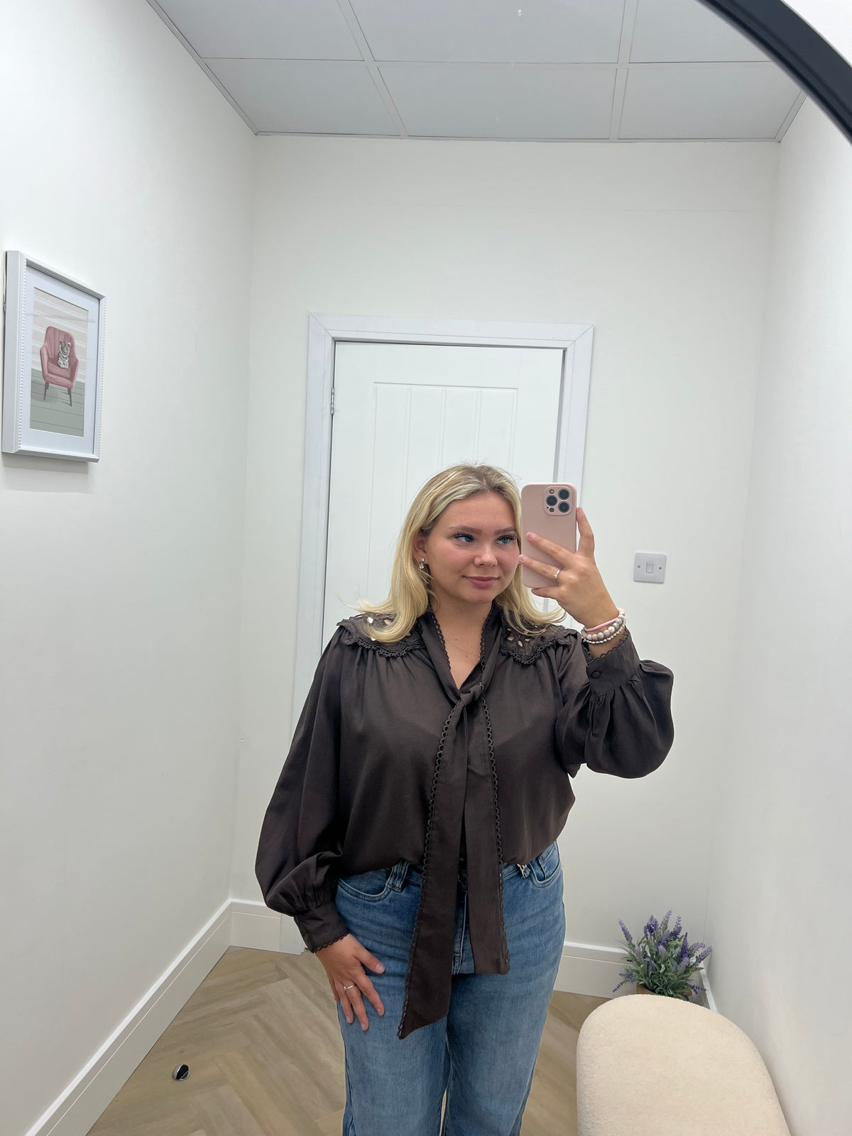 Cut Out Blouse