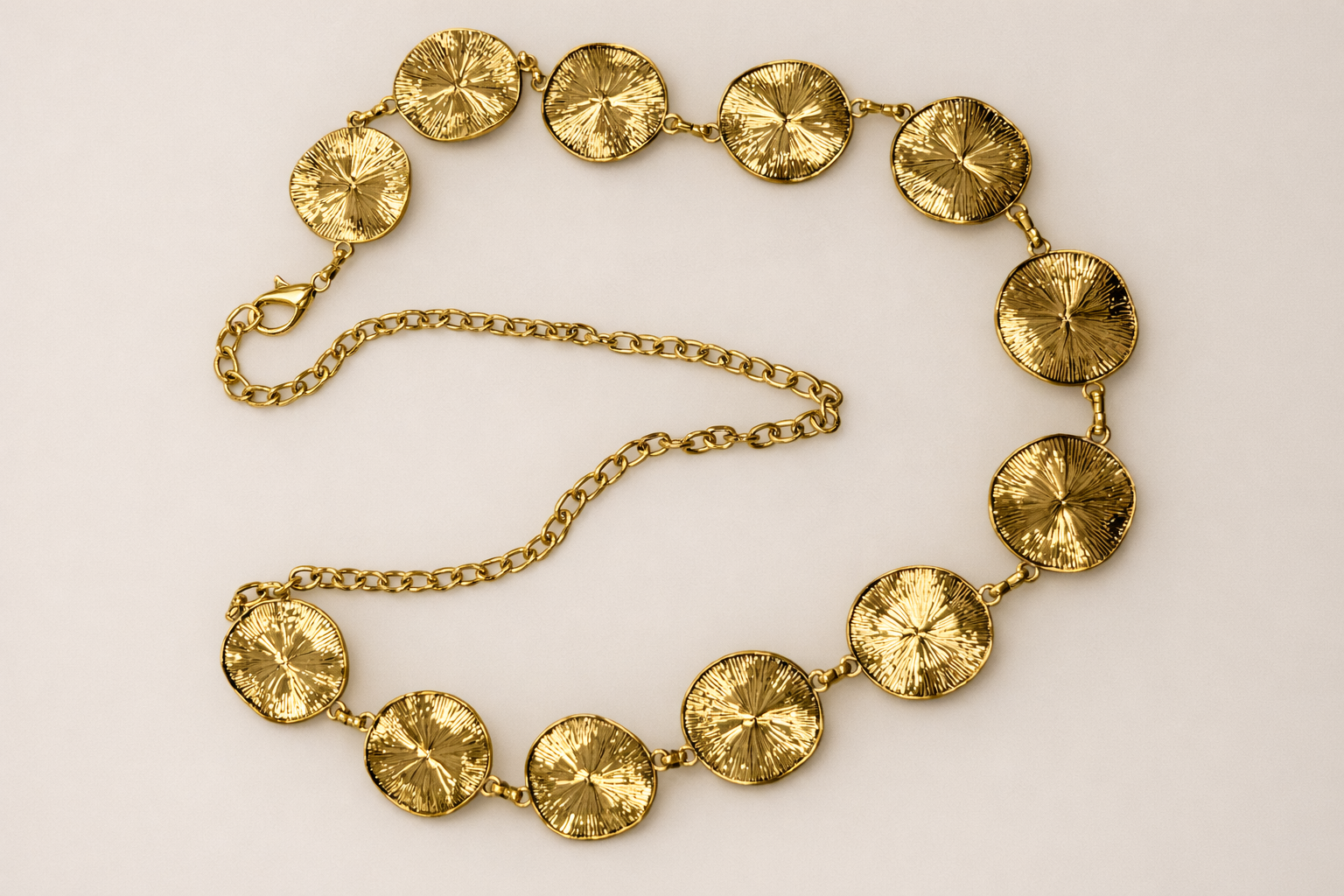 ✨ Golden Disc Belt