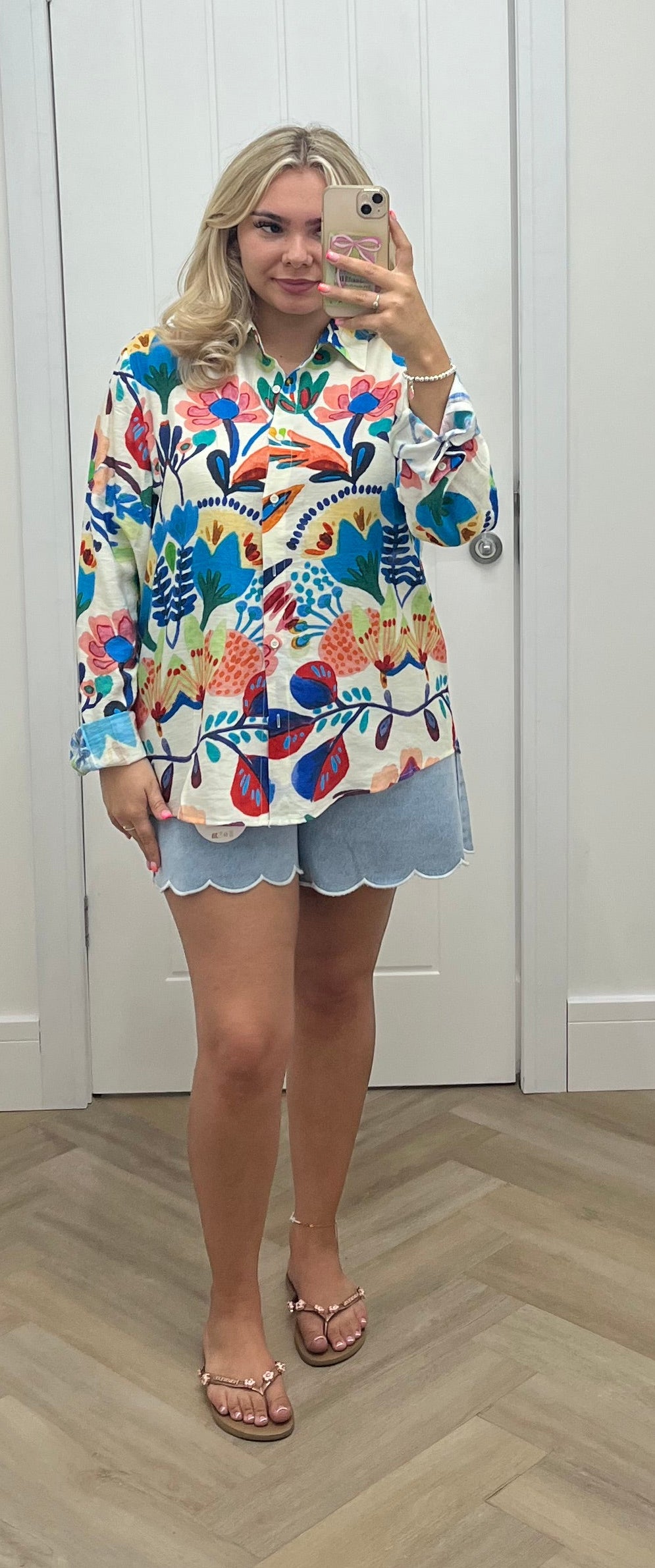 Florrie blouse💙🌸