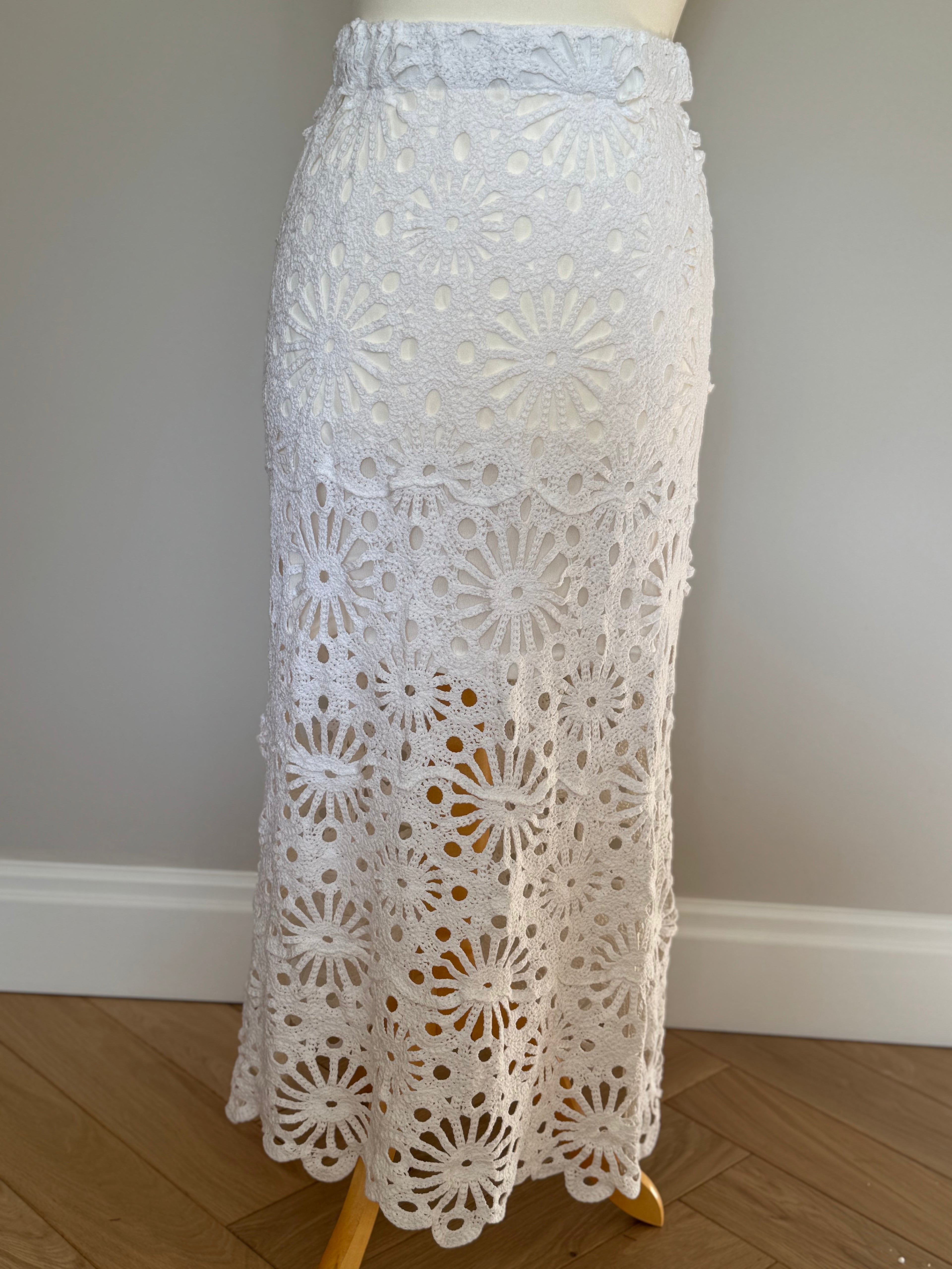 Isla Crochet Maxi Skirt