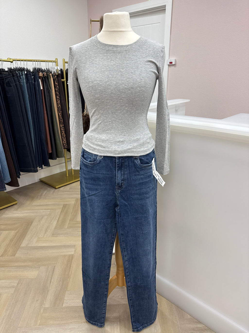 ✨ Polly Round Neck Top Long Sleeve
