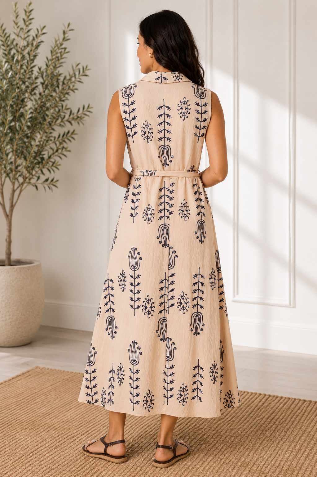 Mia Embroidered Dress
