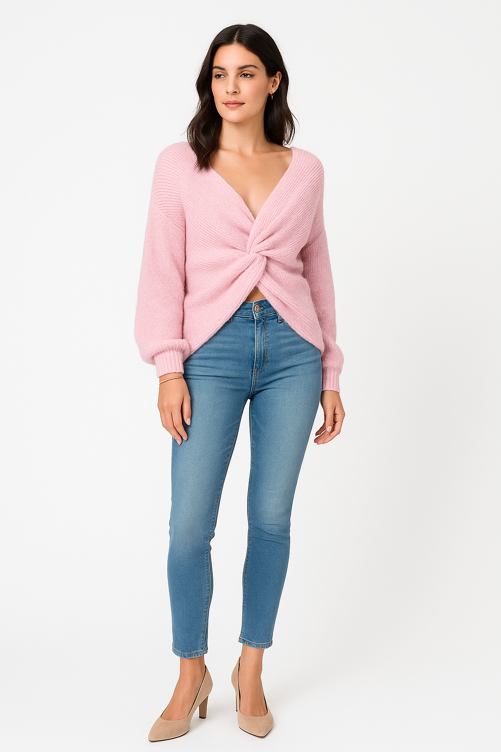 The Tova Twist Front Jumper