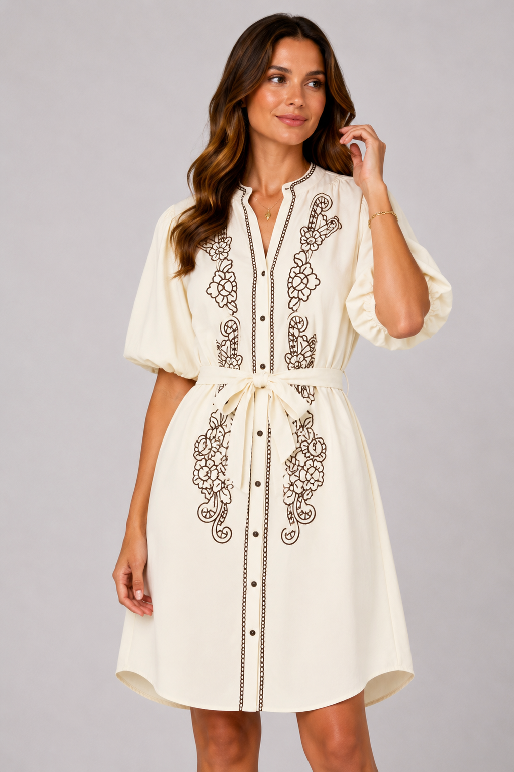 Embroidered Dress