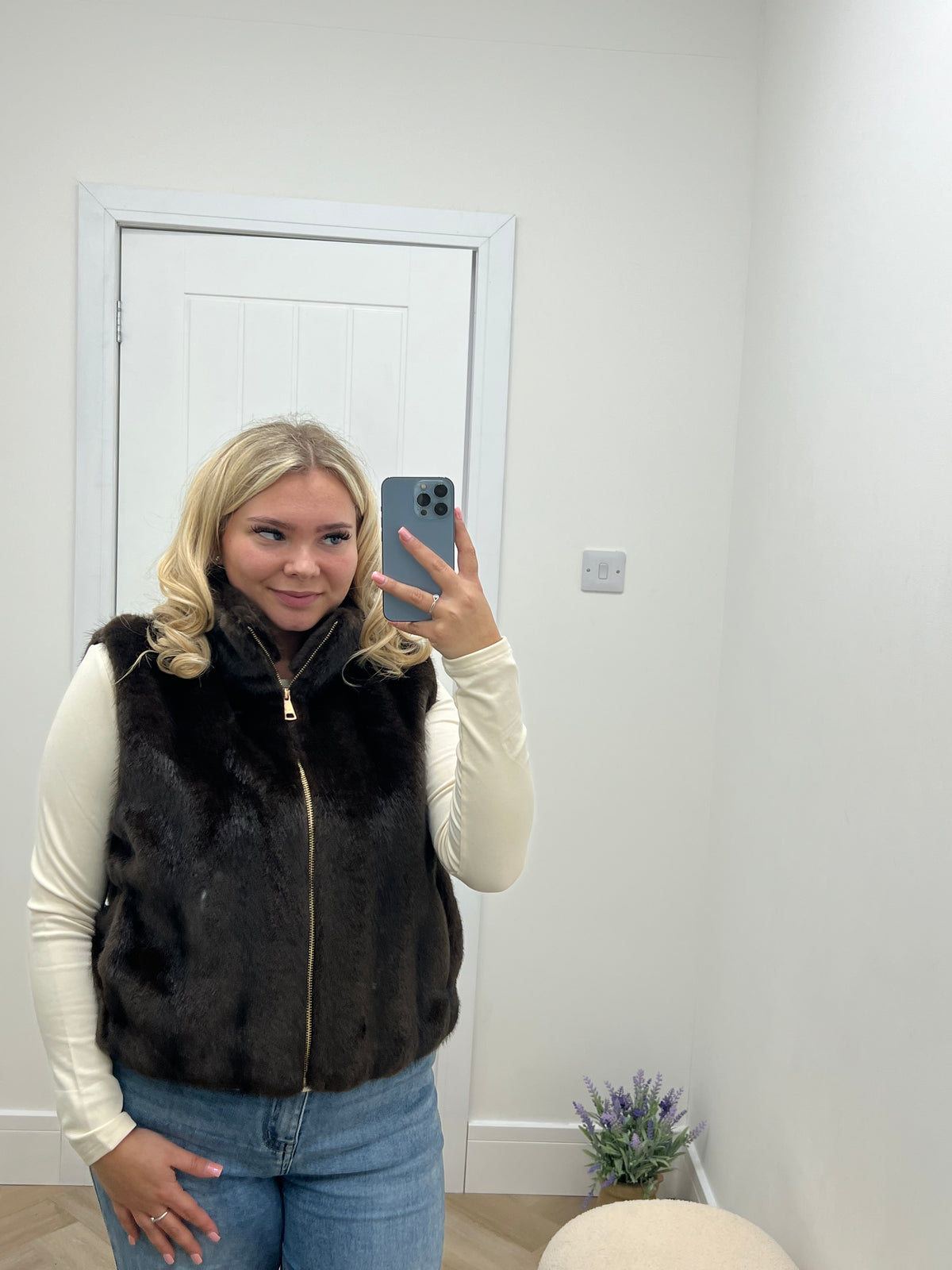 Indie Faux Fur Gillet