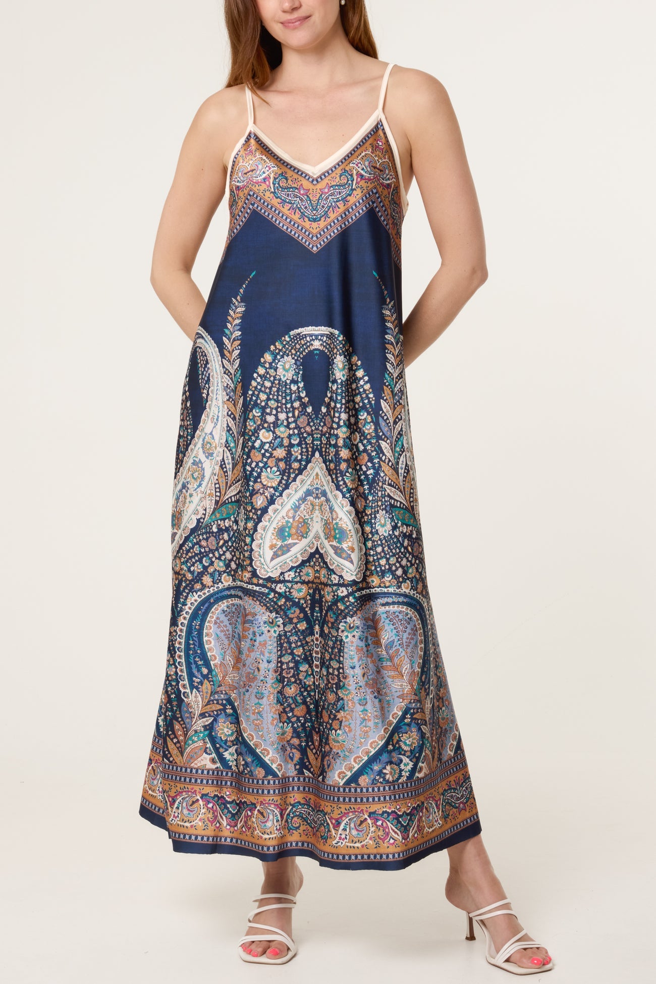 Dolce Paisley Maxi Cami Dress