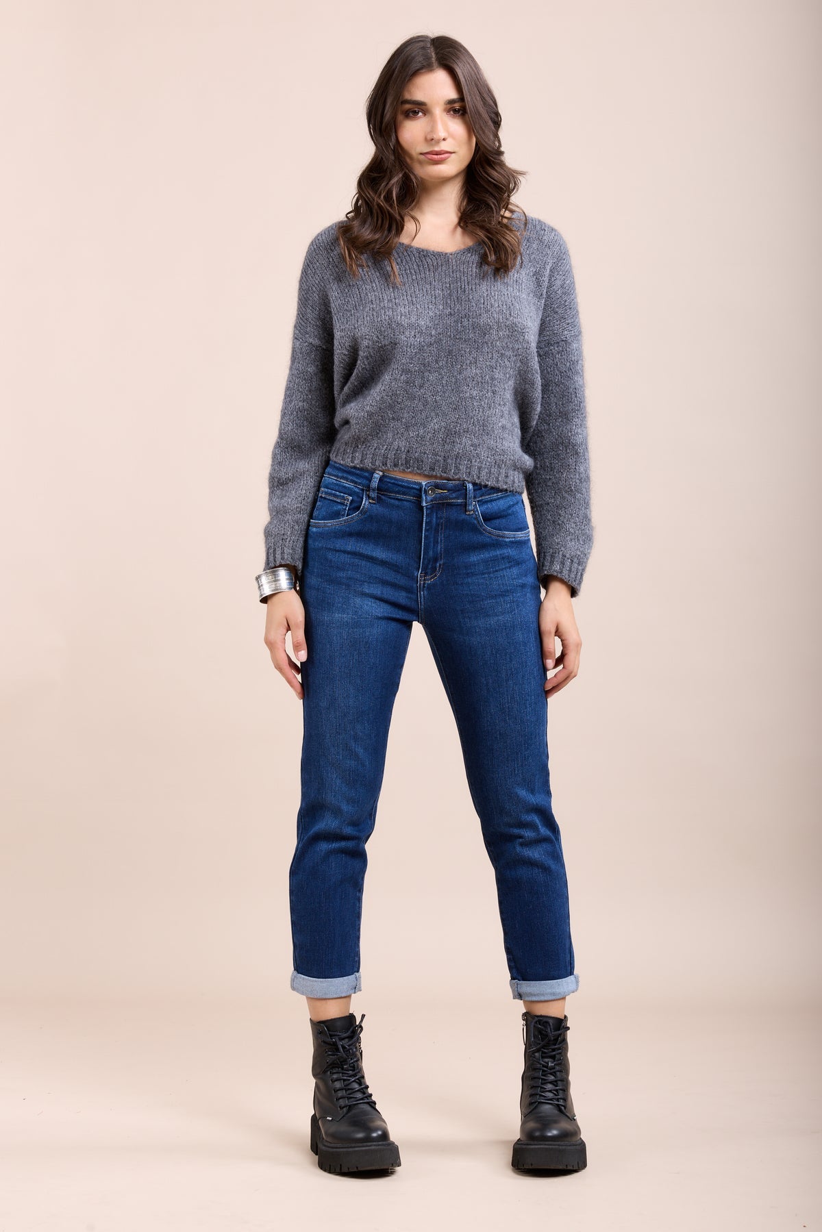 Toxik3 Super Stretch Denim Boyfriend Jeans