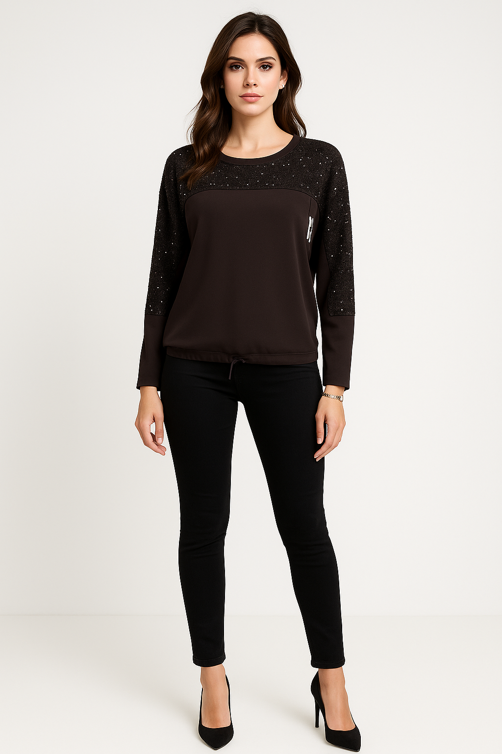 The Luxe Luna Top — Chocolate or Black Edition