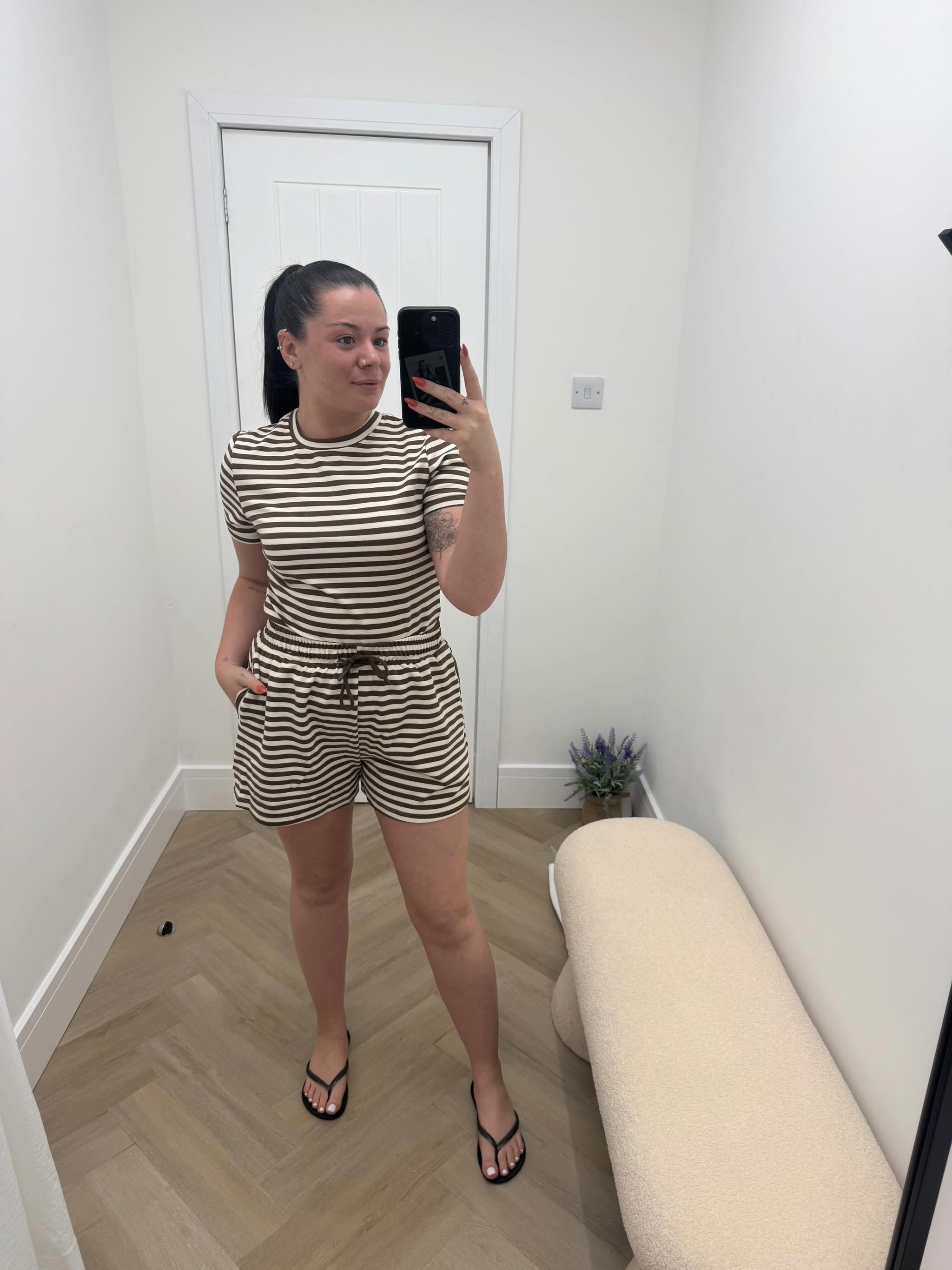 Andie Short Co‑Ord 🤎🖤💚