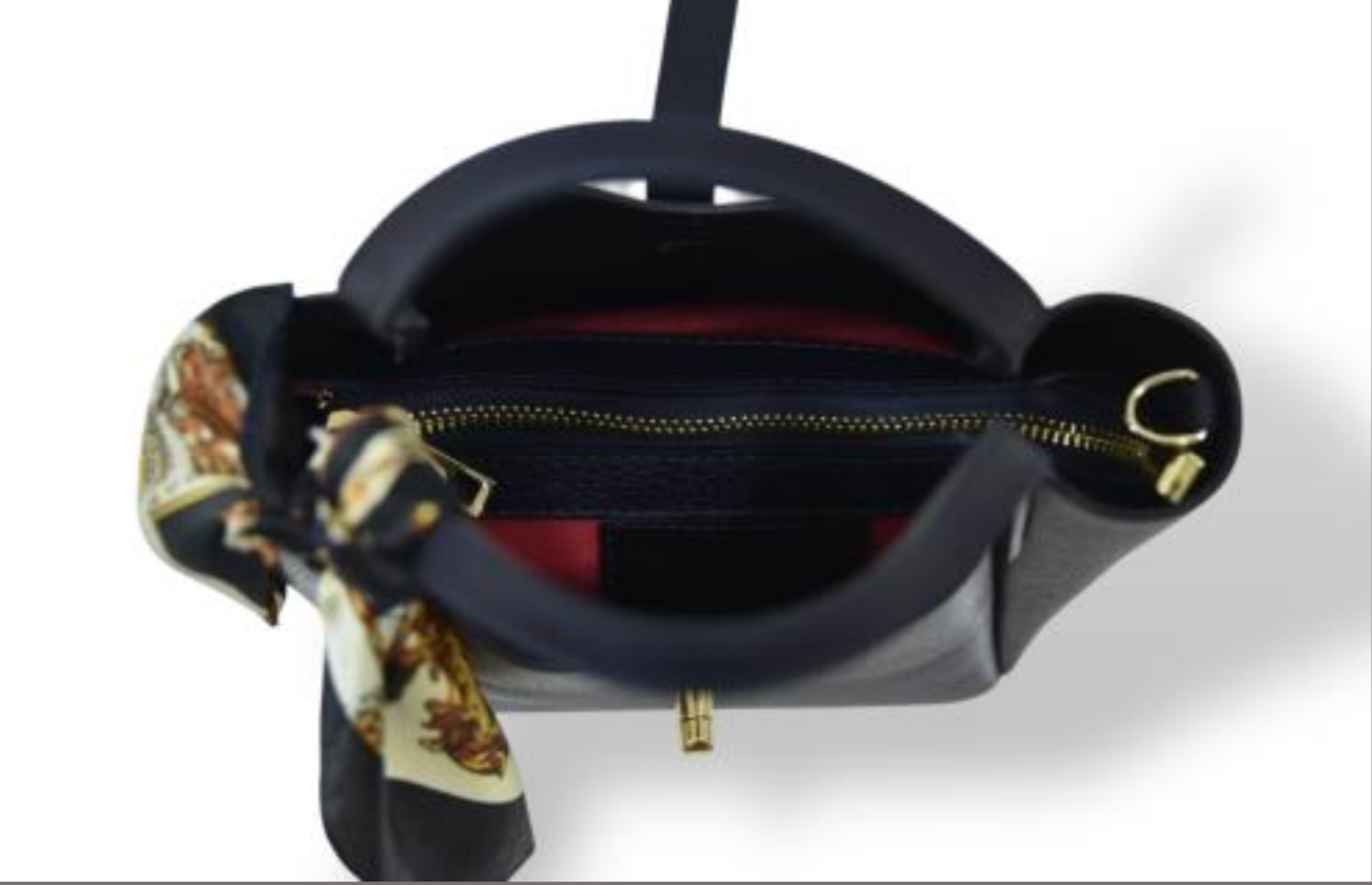 The Tilly Scarf-Italian Structured Leather Handbag