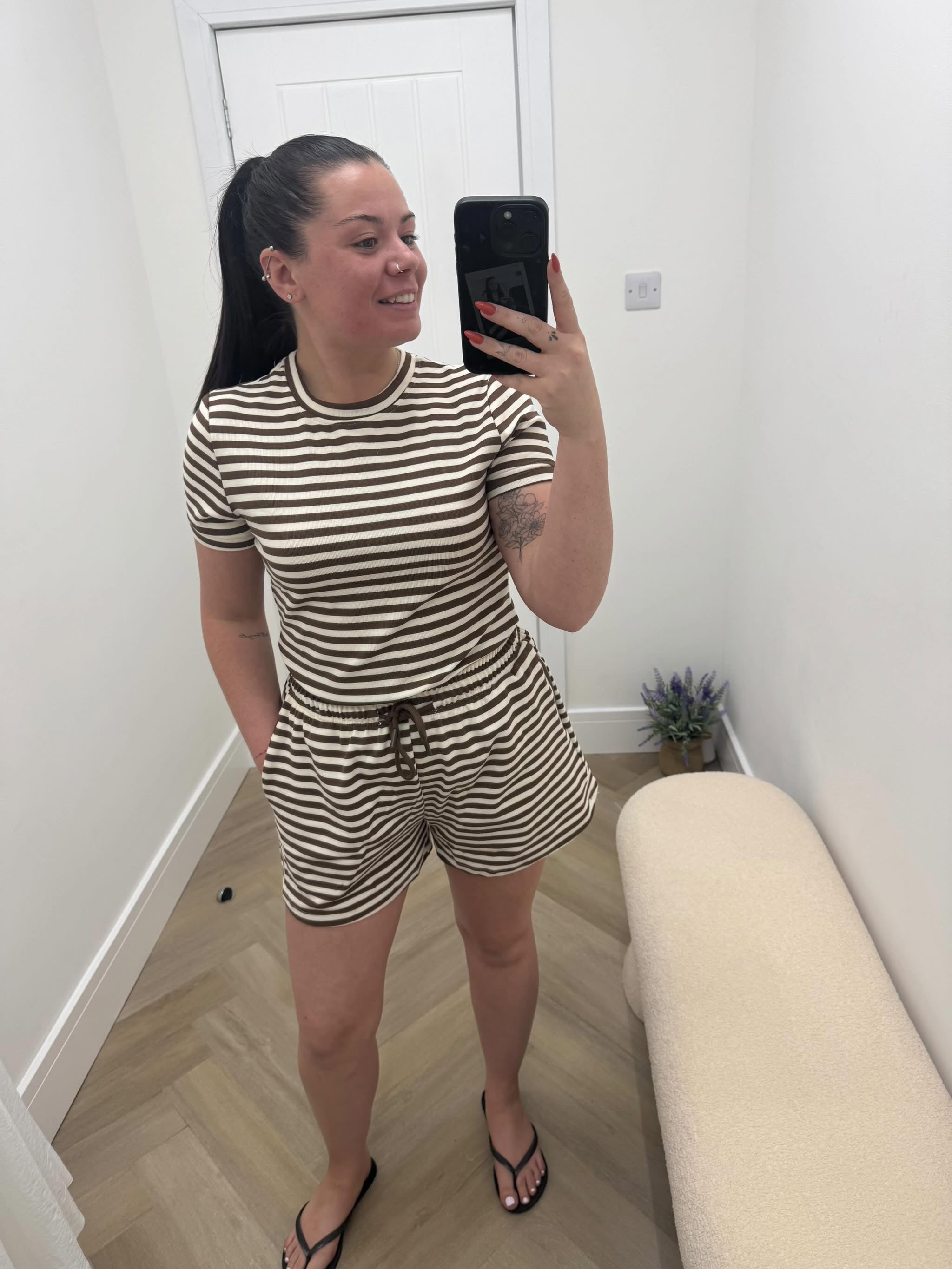 Andie Short Co‑Ord 🤎🖤💚