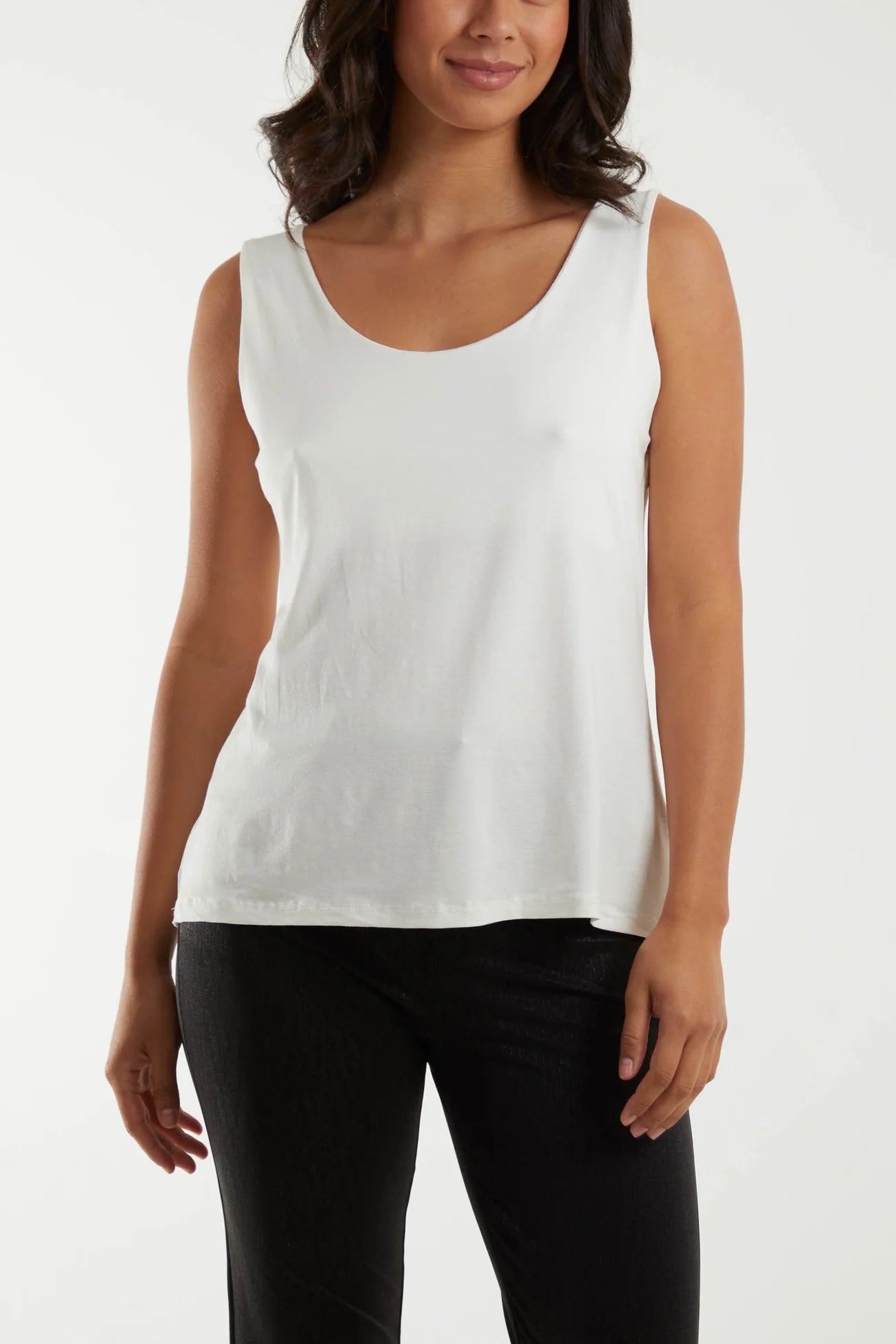 Sienna Curve Scoop Neck Vest