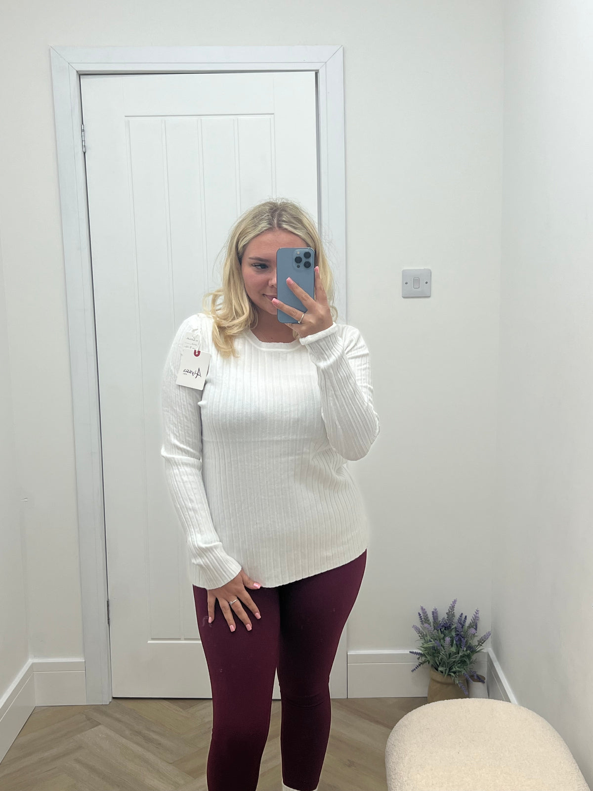 Lola Ribbed Scooped Neck Top