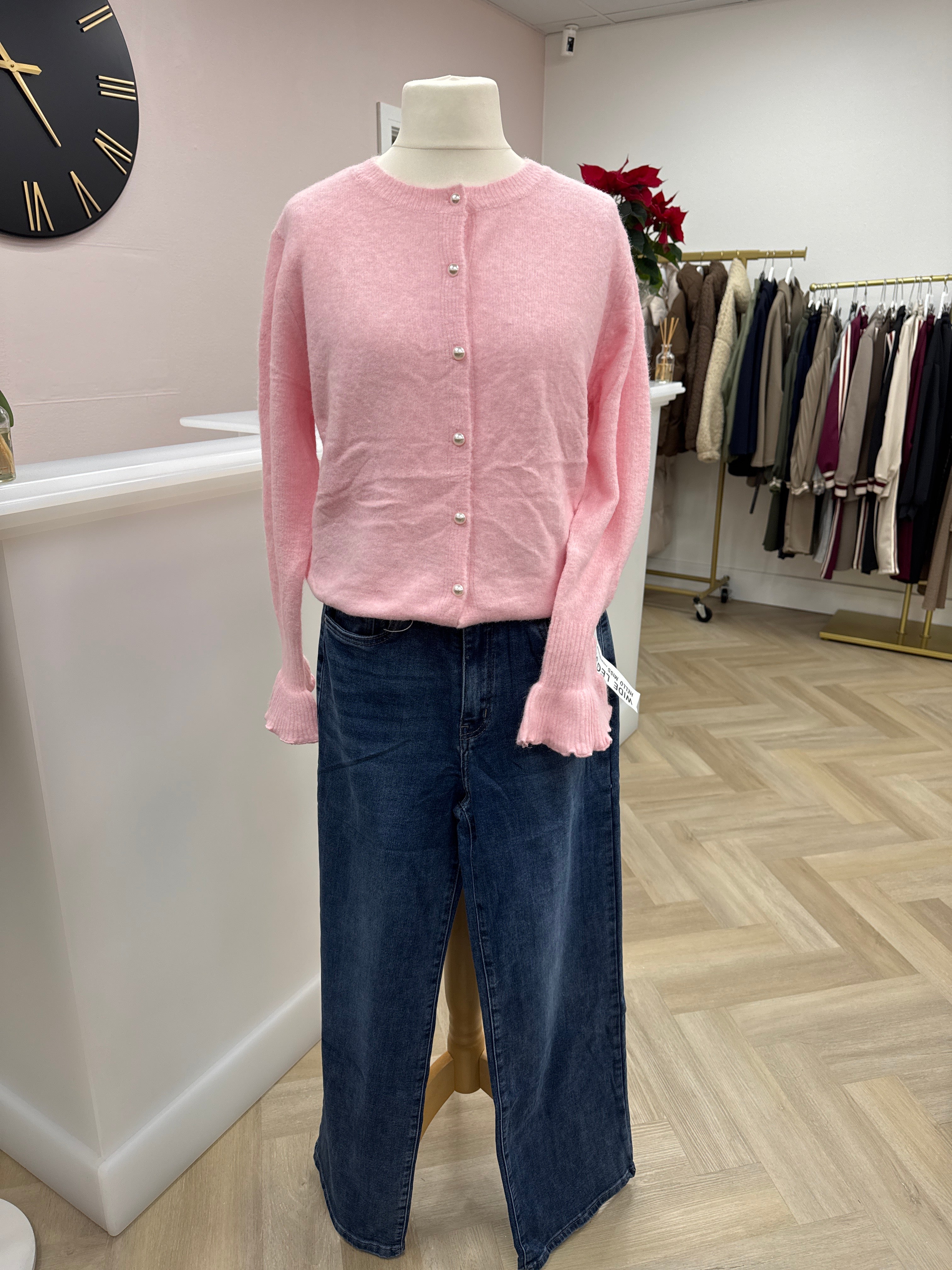 💫Sophie Frill Cuff Cardigan