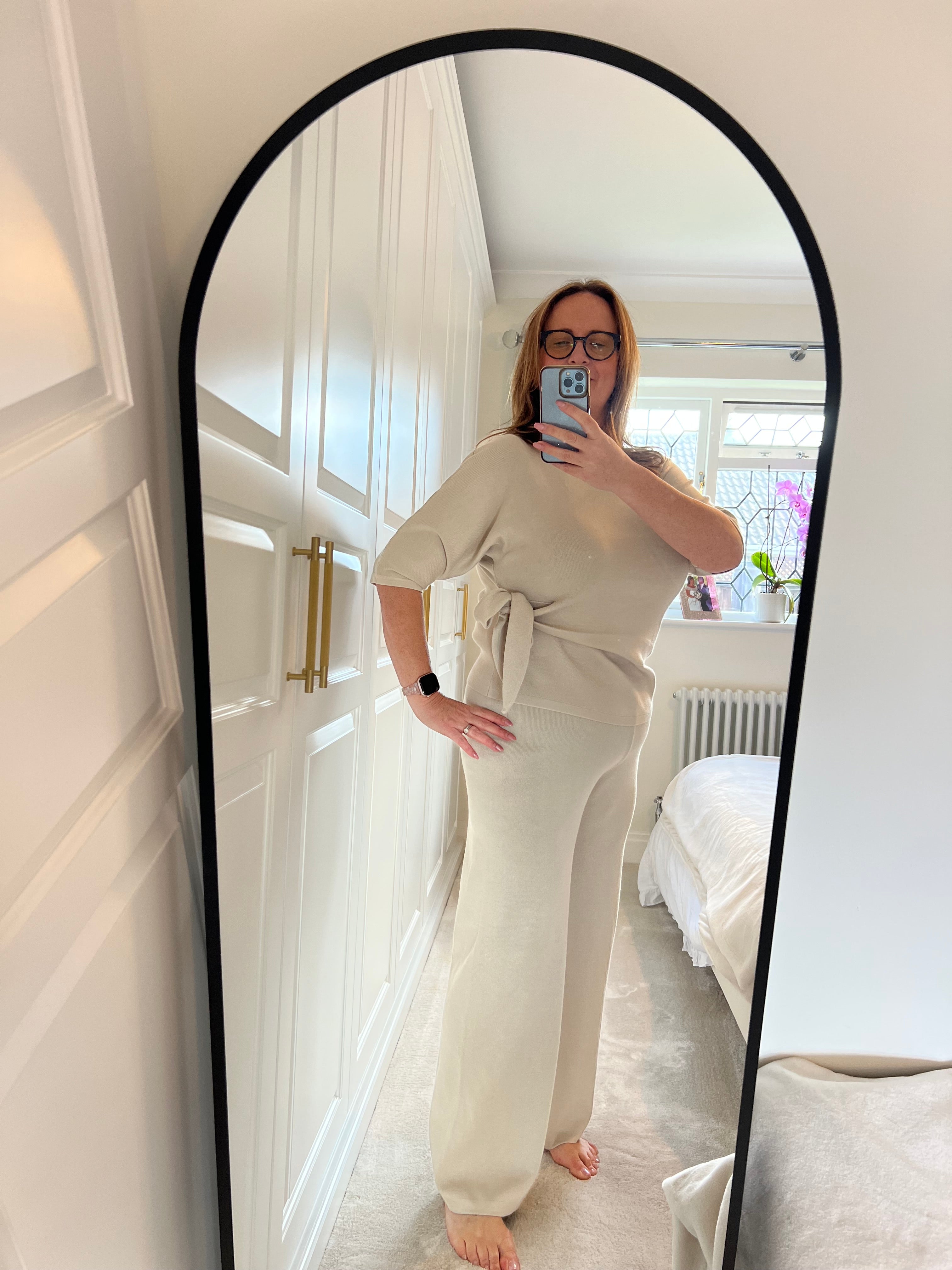 Tie side Kniitted Co-ord