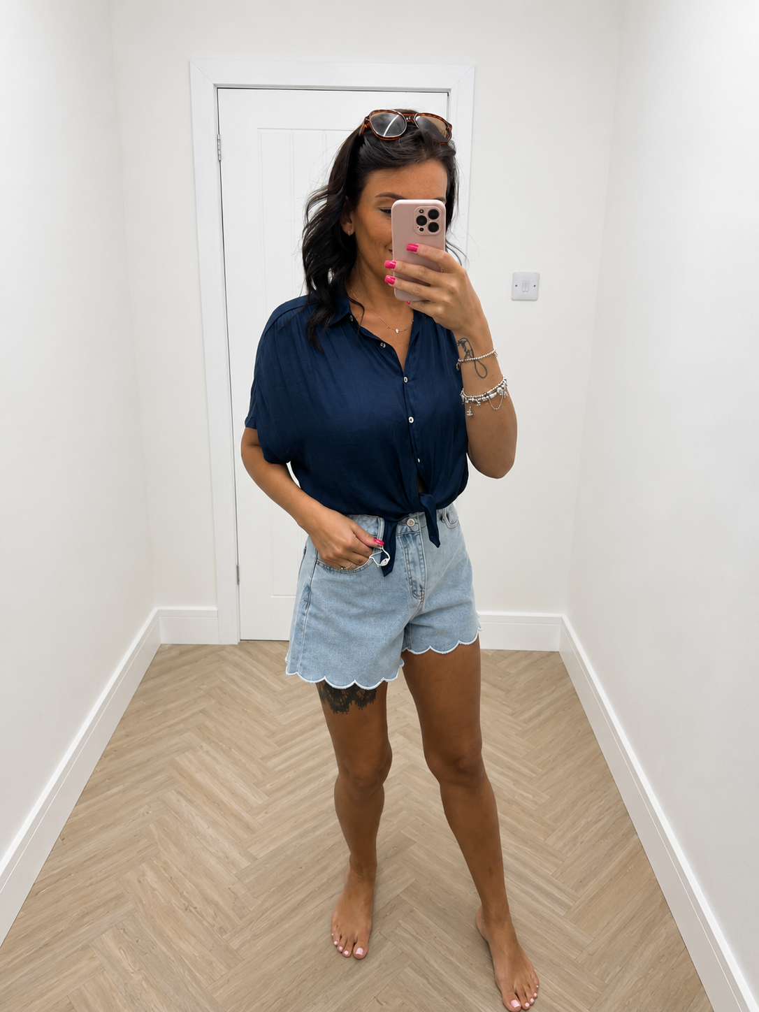 Izzie tie up blouse🎀