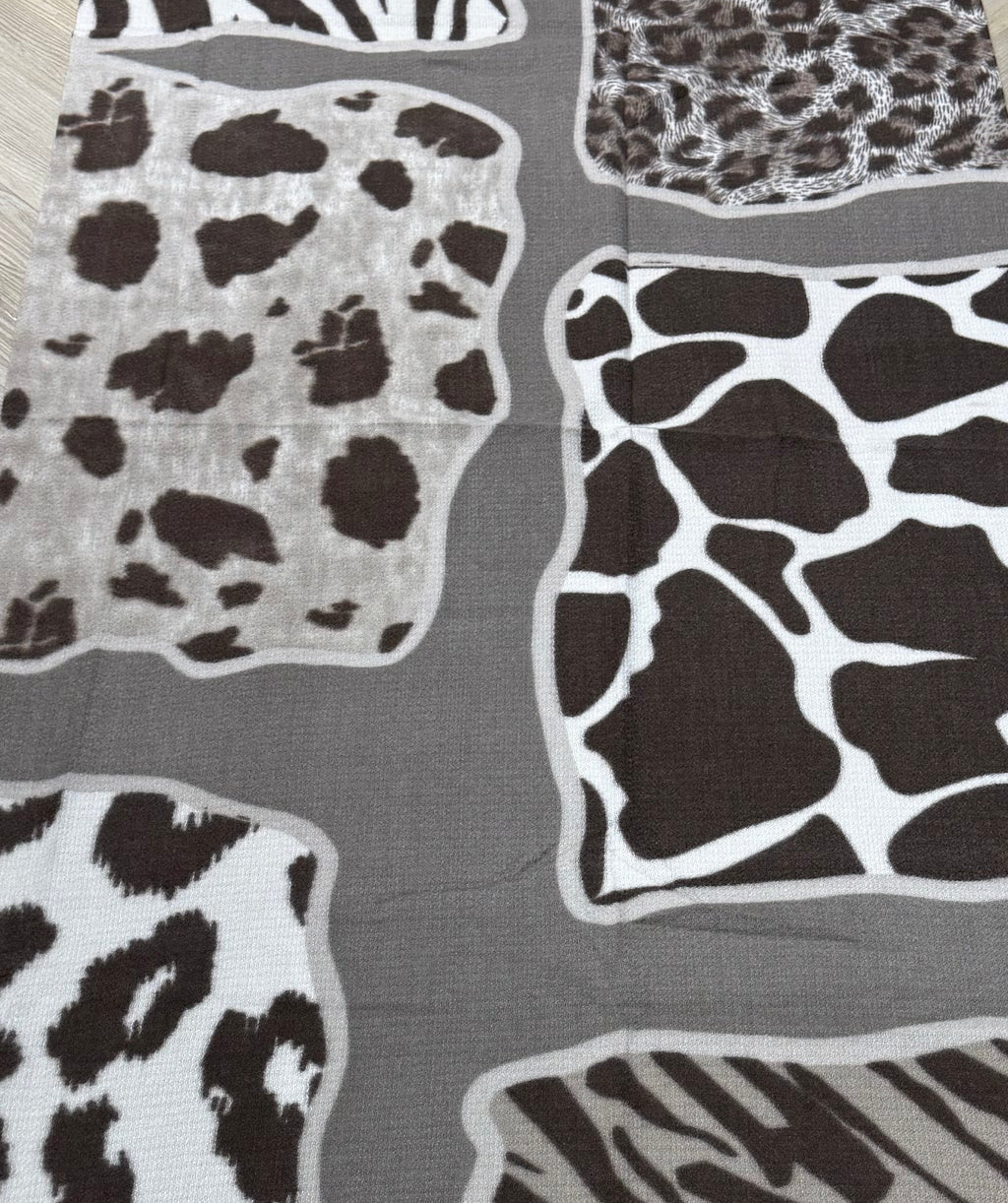 Safari Patchwork Scarf
