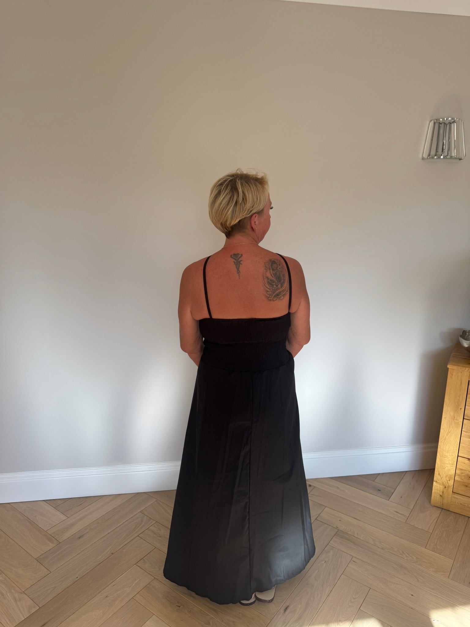 Liora V-Strap Maxi Dress