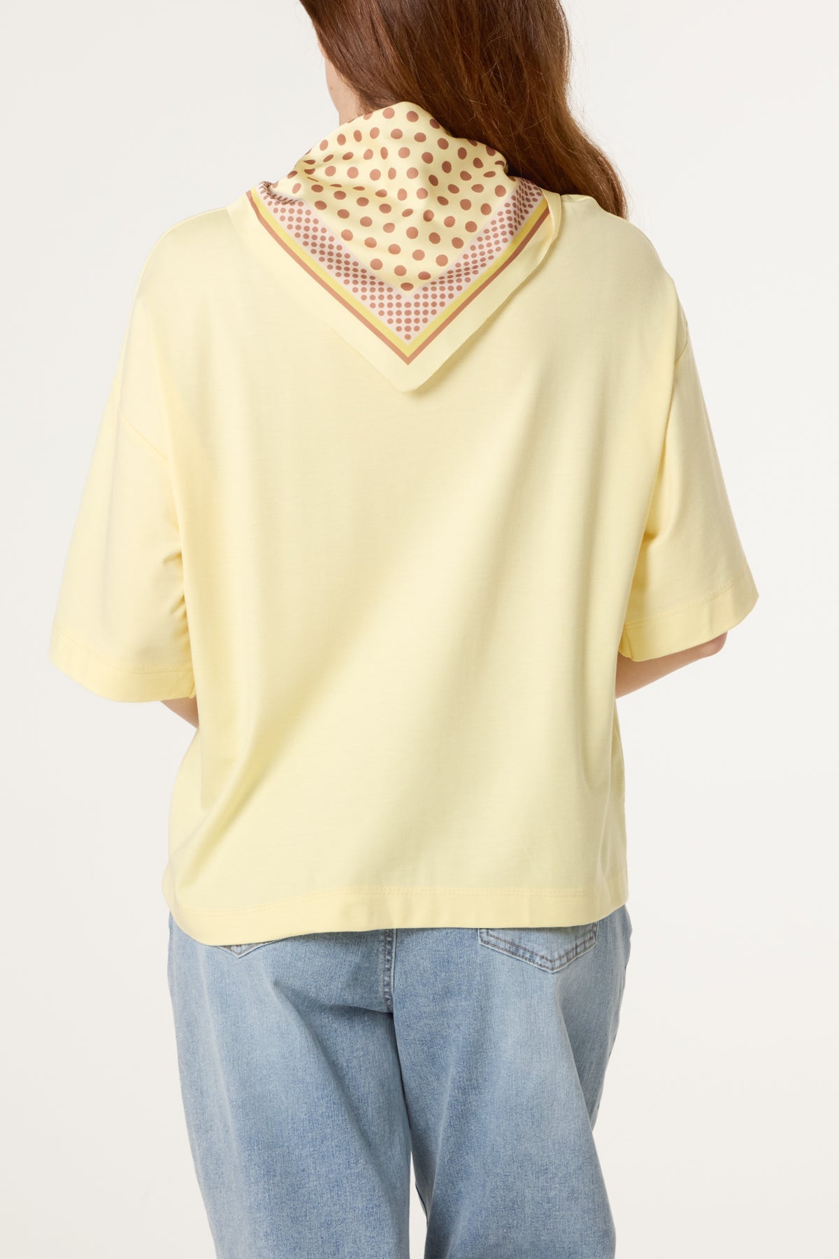 Scarlett Scarf Short Sleeve T-Shirt