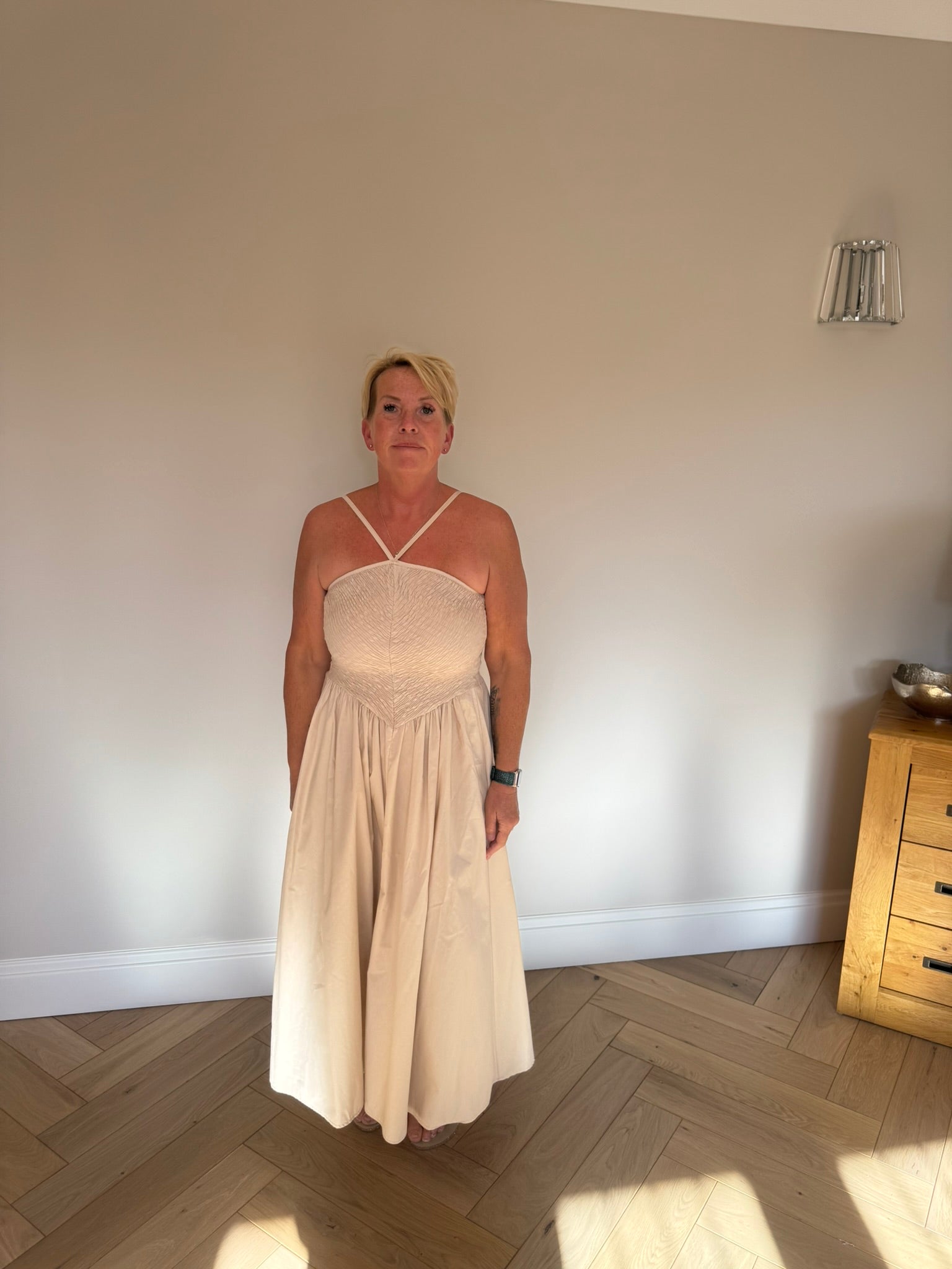 Liora V-Strap Maxi Dress