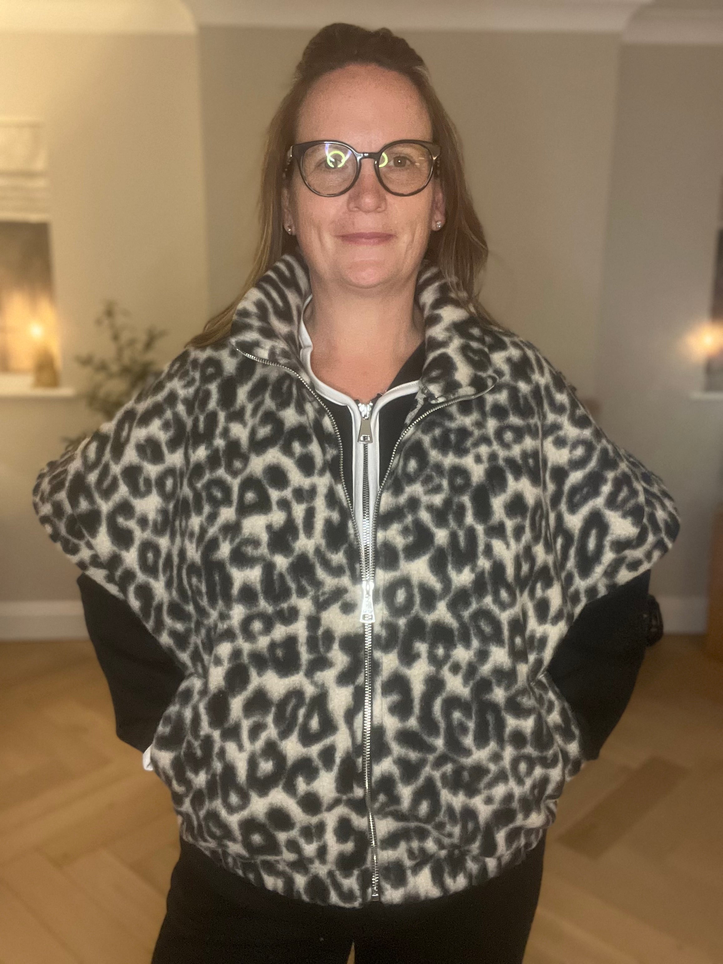 The Leni Leopard Gilet