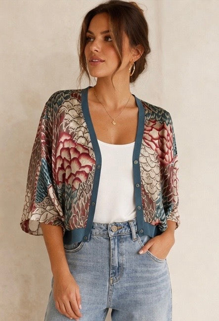 Joss – Satin Feel Top/Jacket