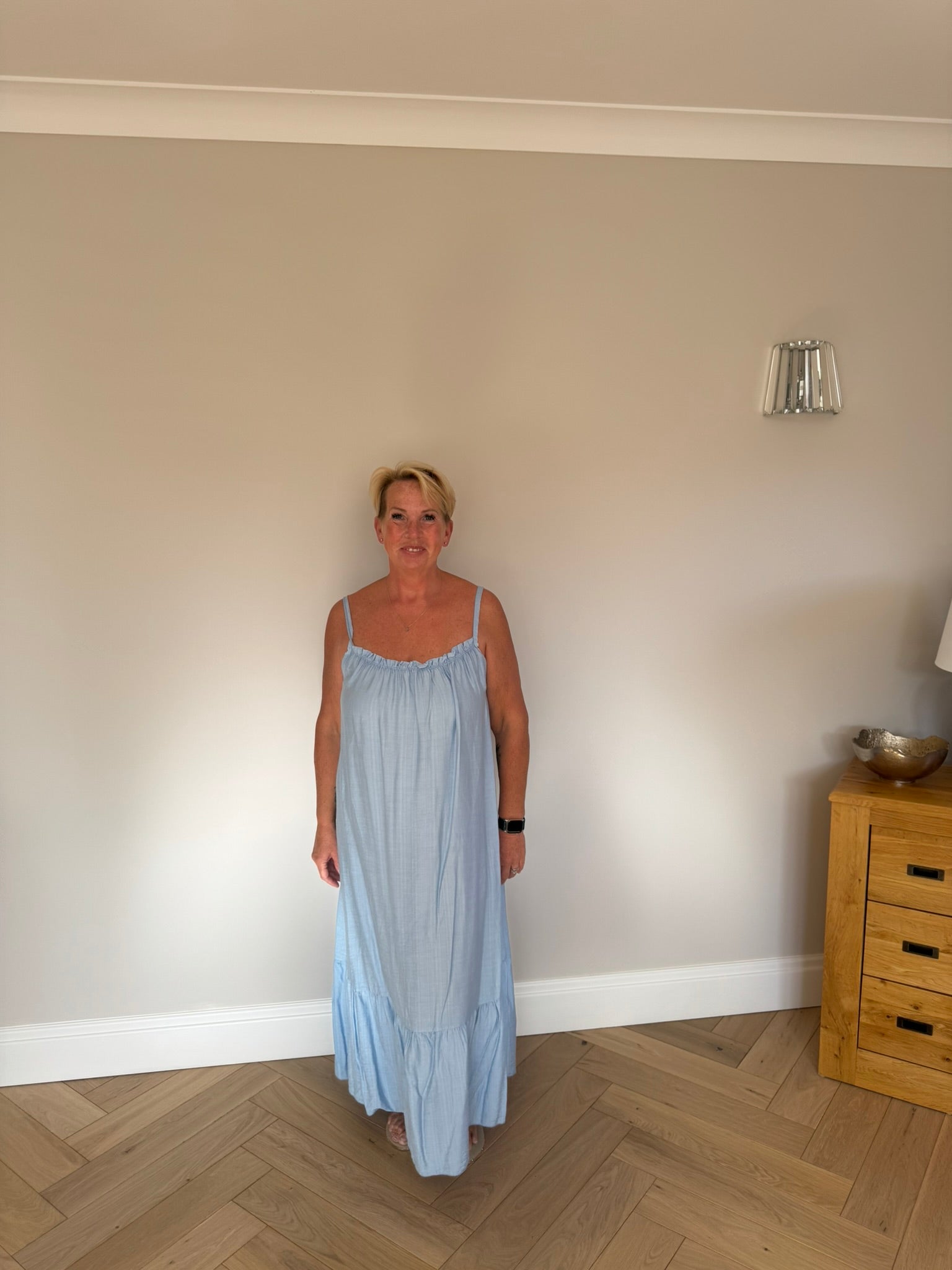 Luna Tier Midi Dress