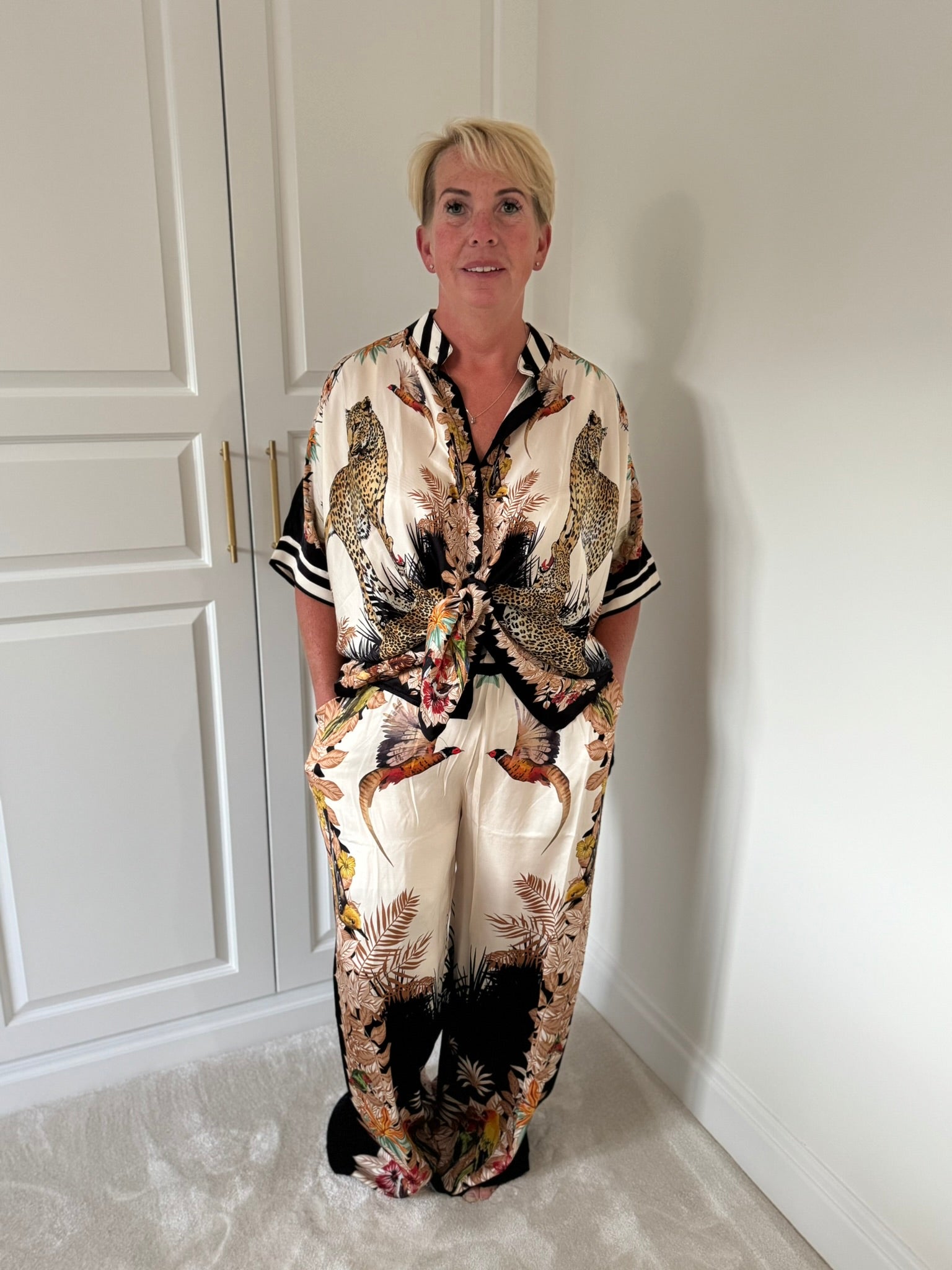 Savara Silk Safari Co-ord