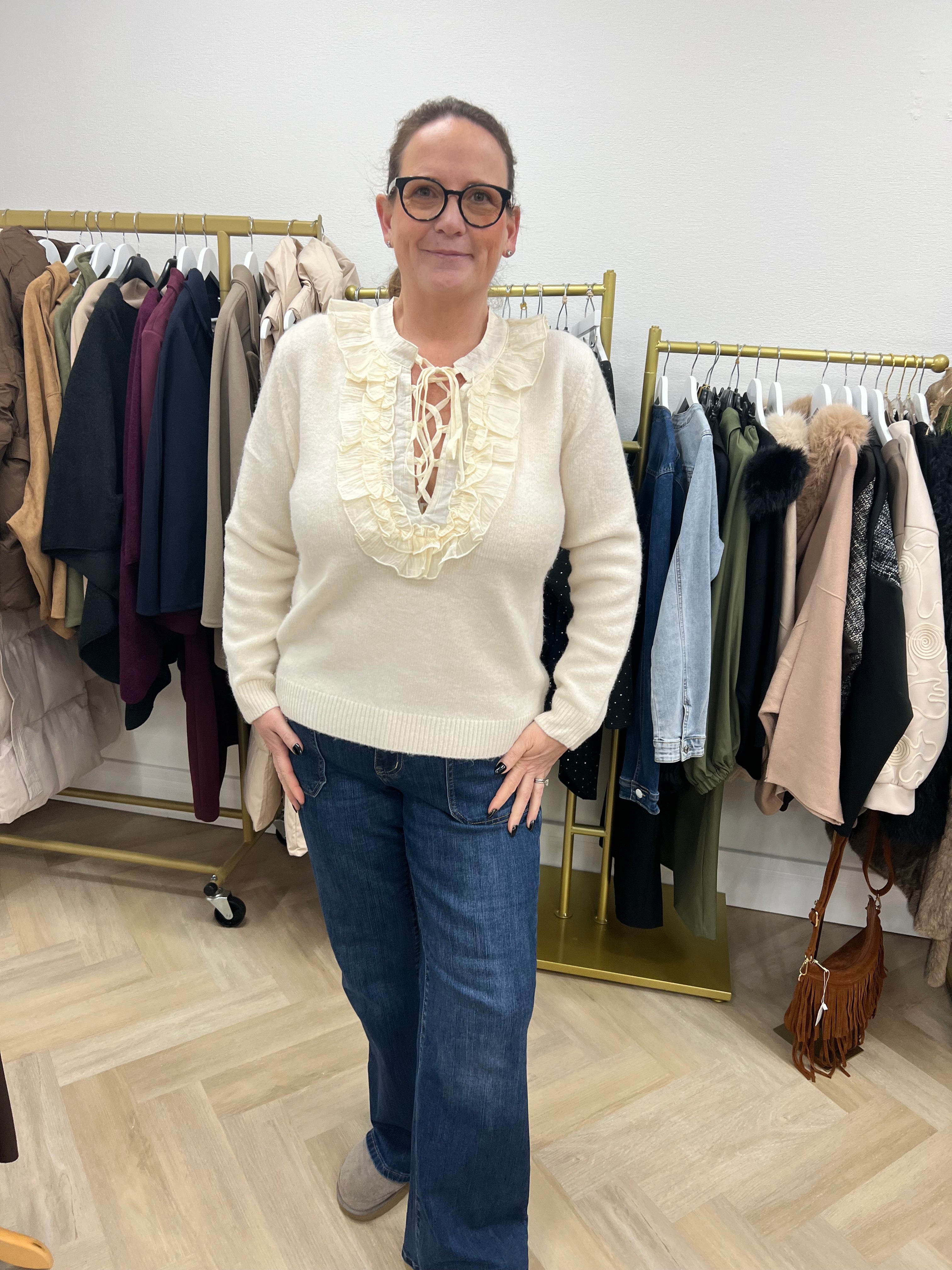 🍷 Marais Ruffle Jumper