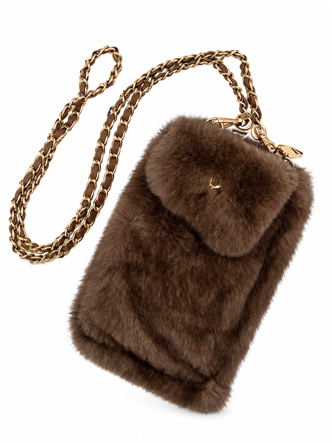 Luna Heart Faux Fur Bag