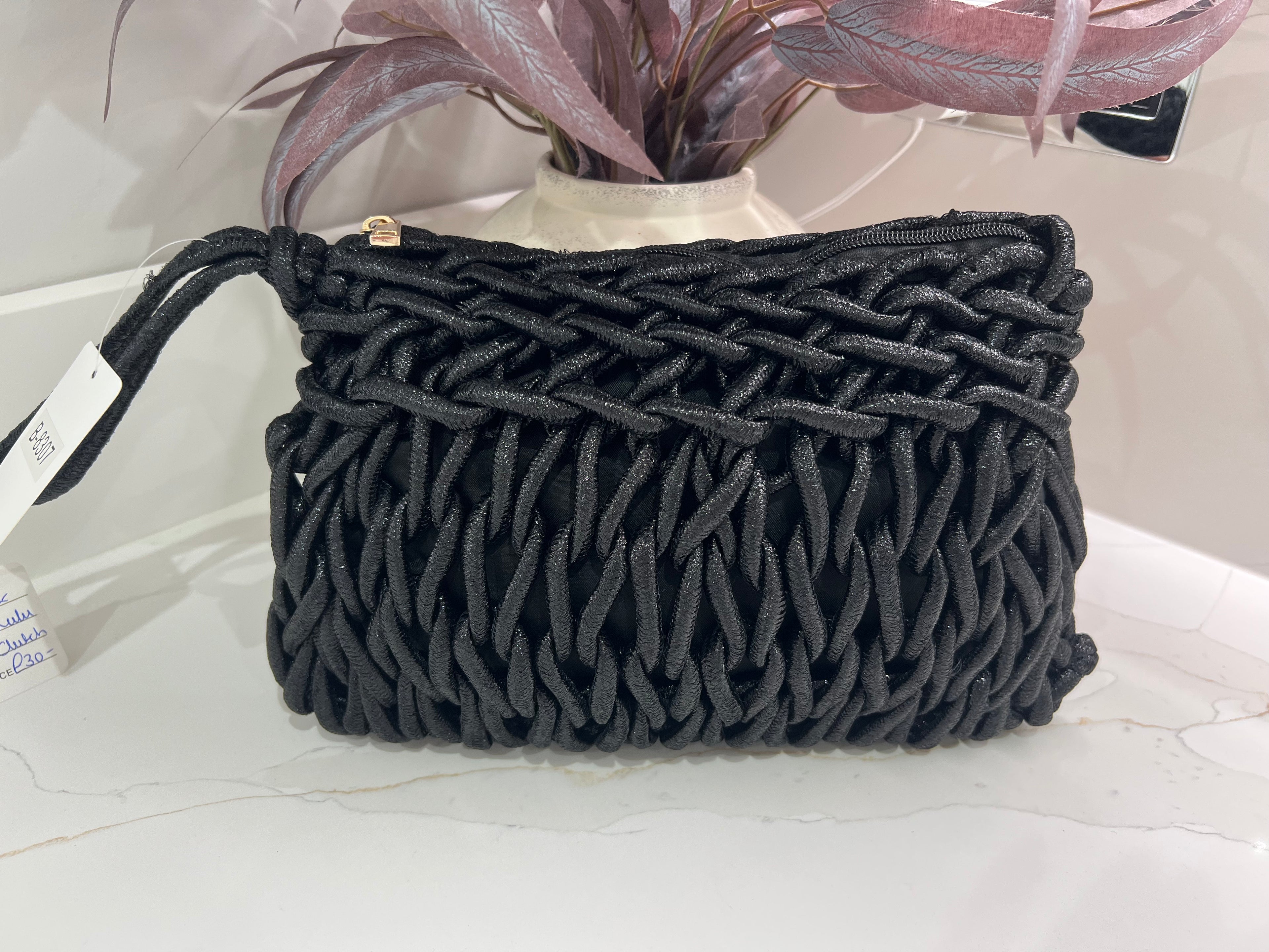 Lulu Metallic Clutch Bag