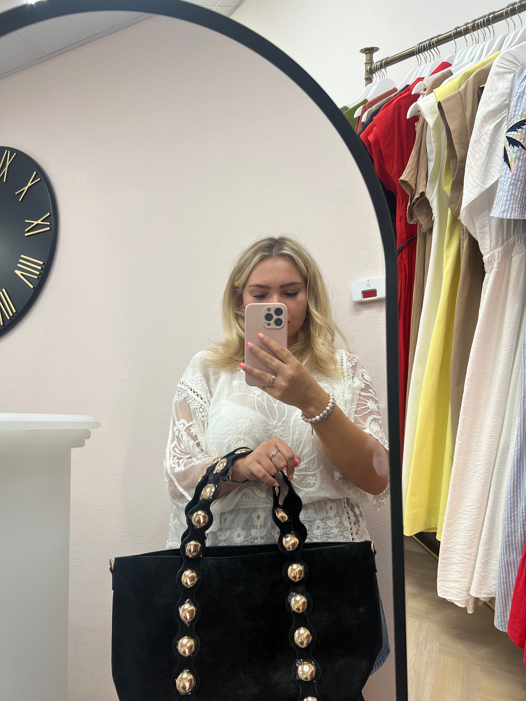 Disc large handbag🤎🖤✨