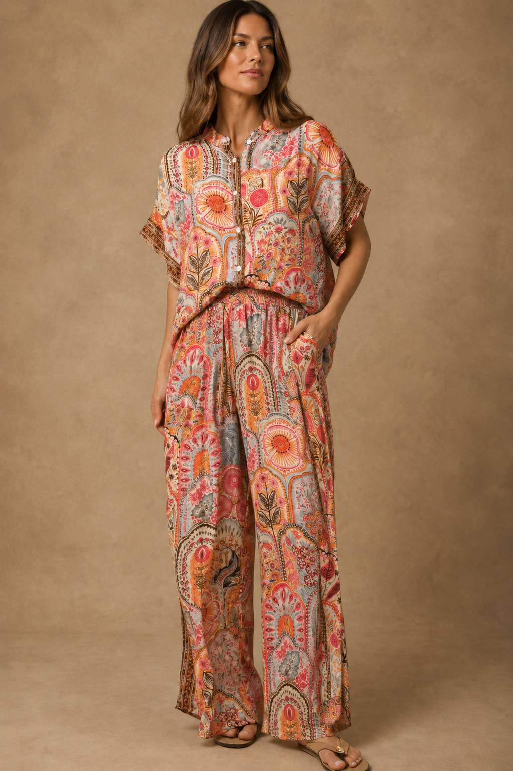 Maz Abstract Loose Fit Co-ord 💕