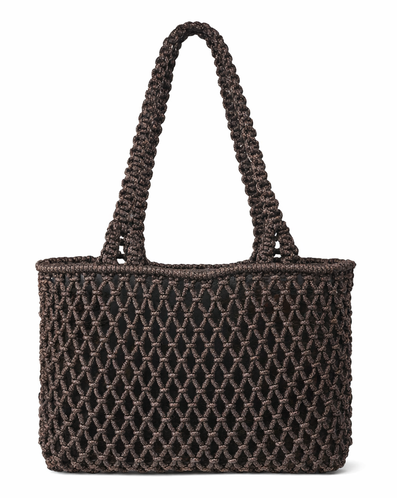 Gigi Metallic Rope Bag