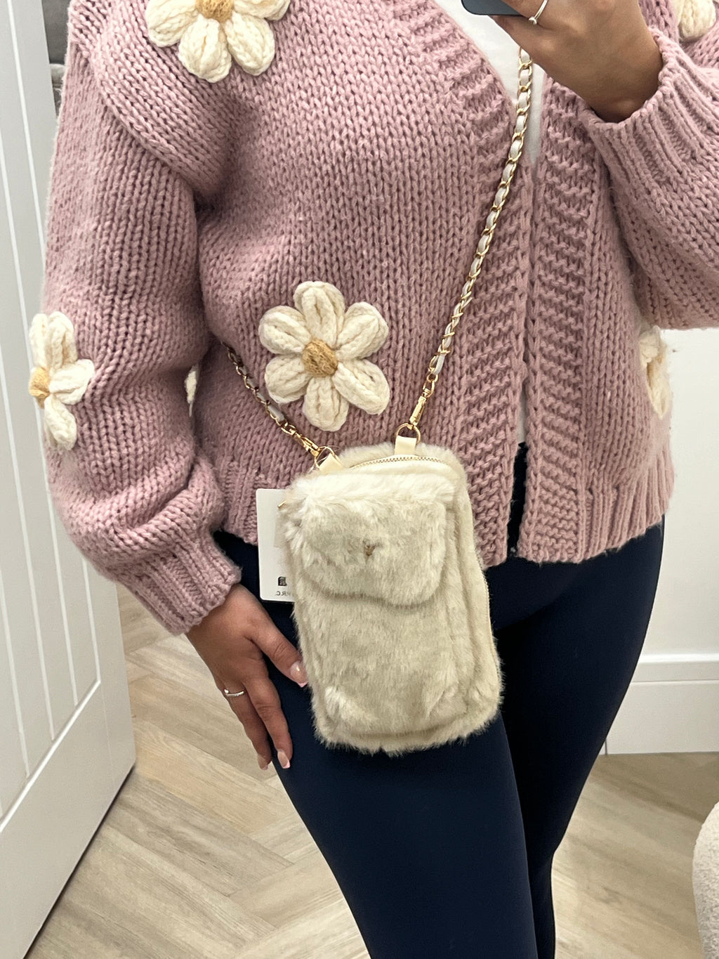 Luna Heart Faux Fur Bag