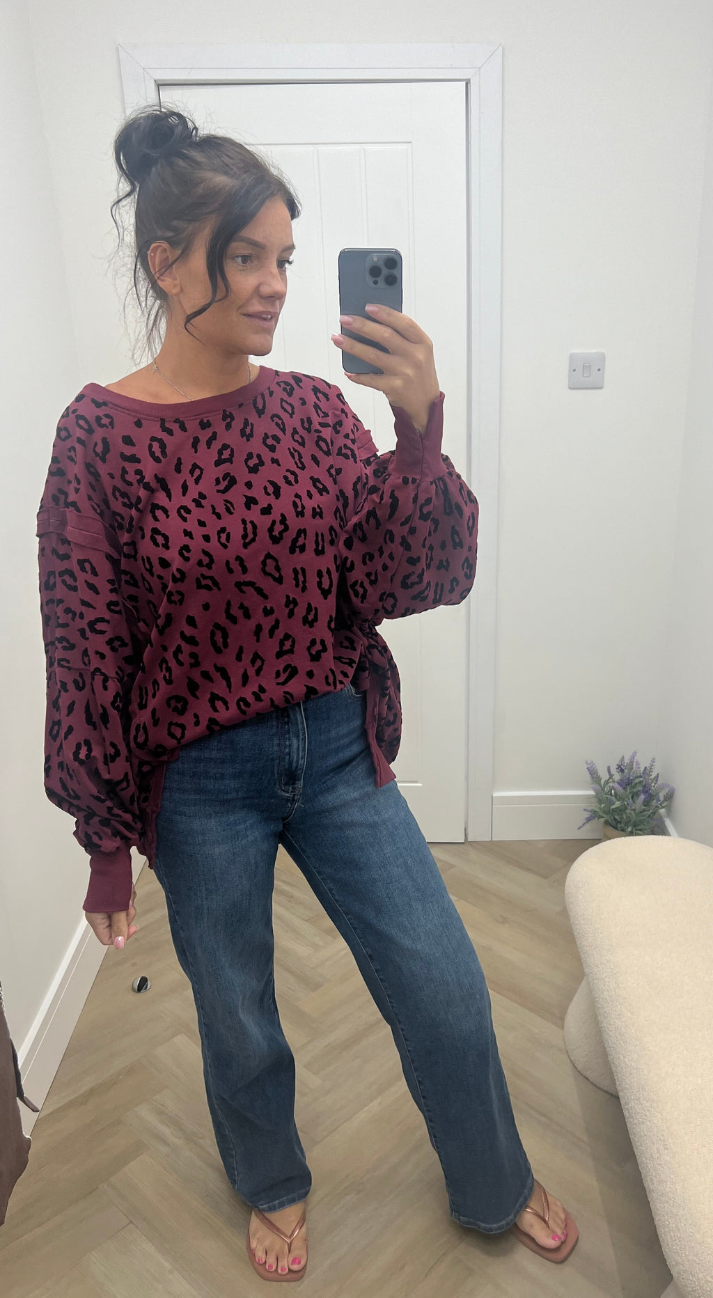 Eden Leopard Baggy Sweat