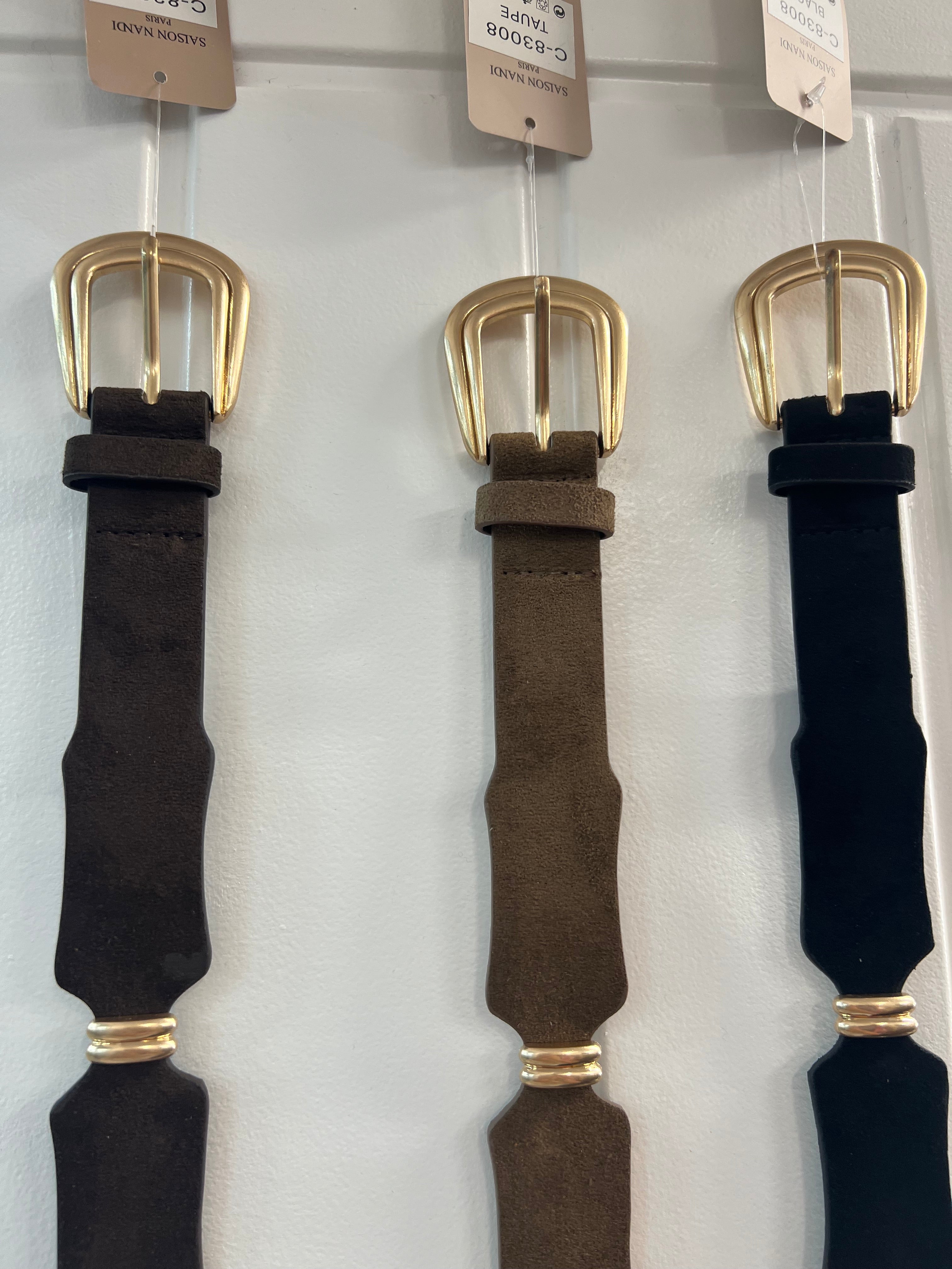 Gold bubble belt