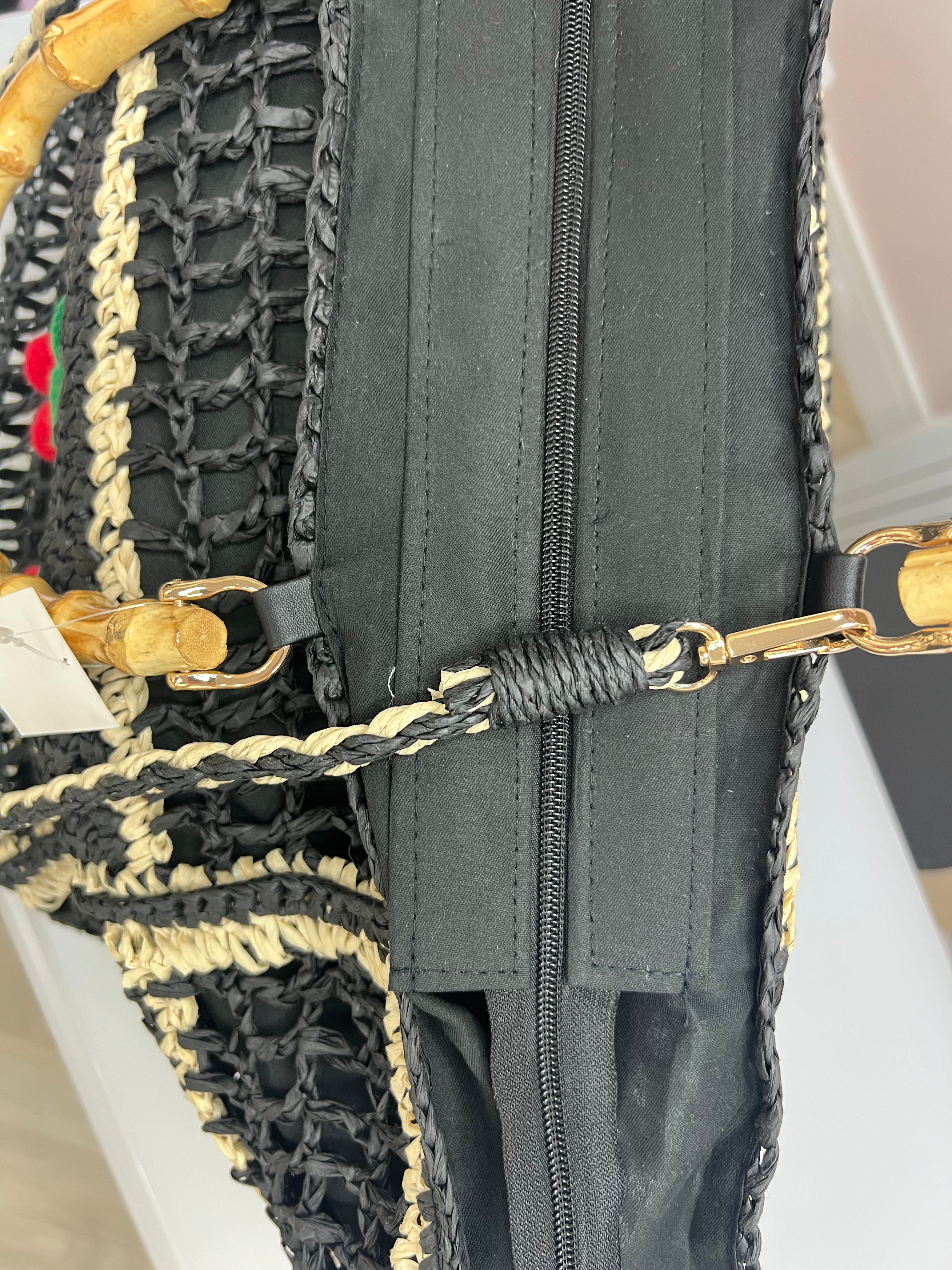🍒 Cherry Woven Bag