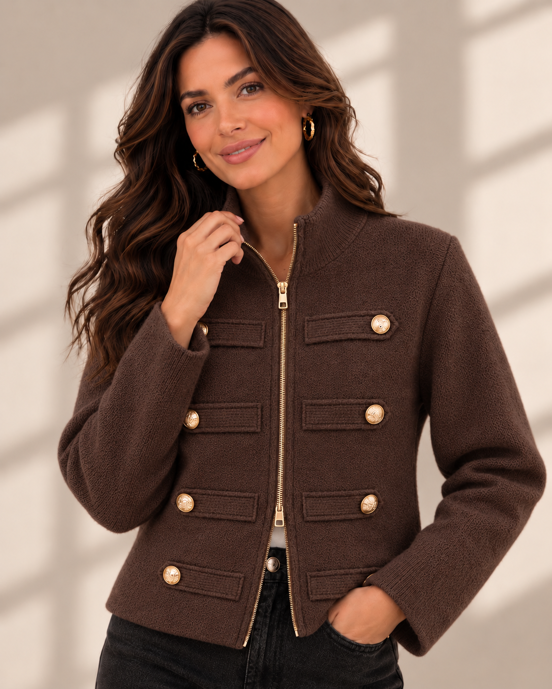 Darcie Military Jumper
