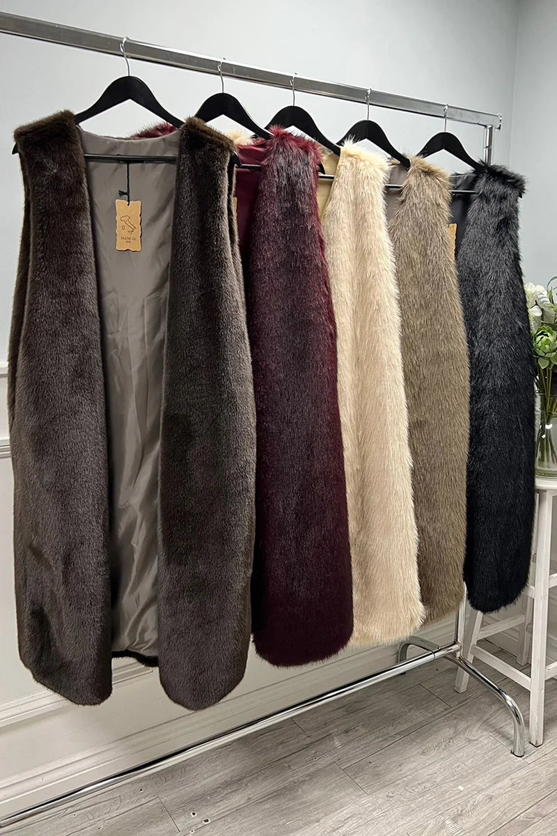 ❄️ Nordique Faux Fur Gilet