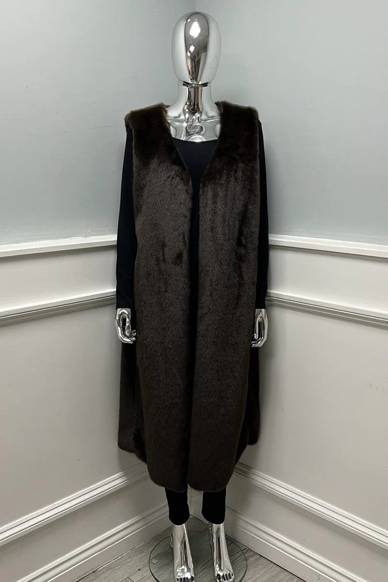 ❄️ Nordique Faux Fur Gilet