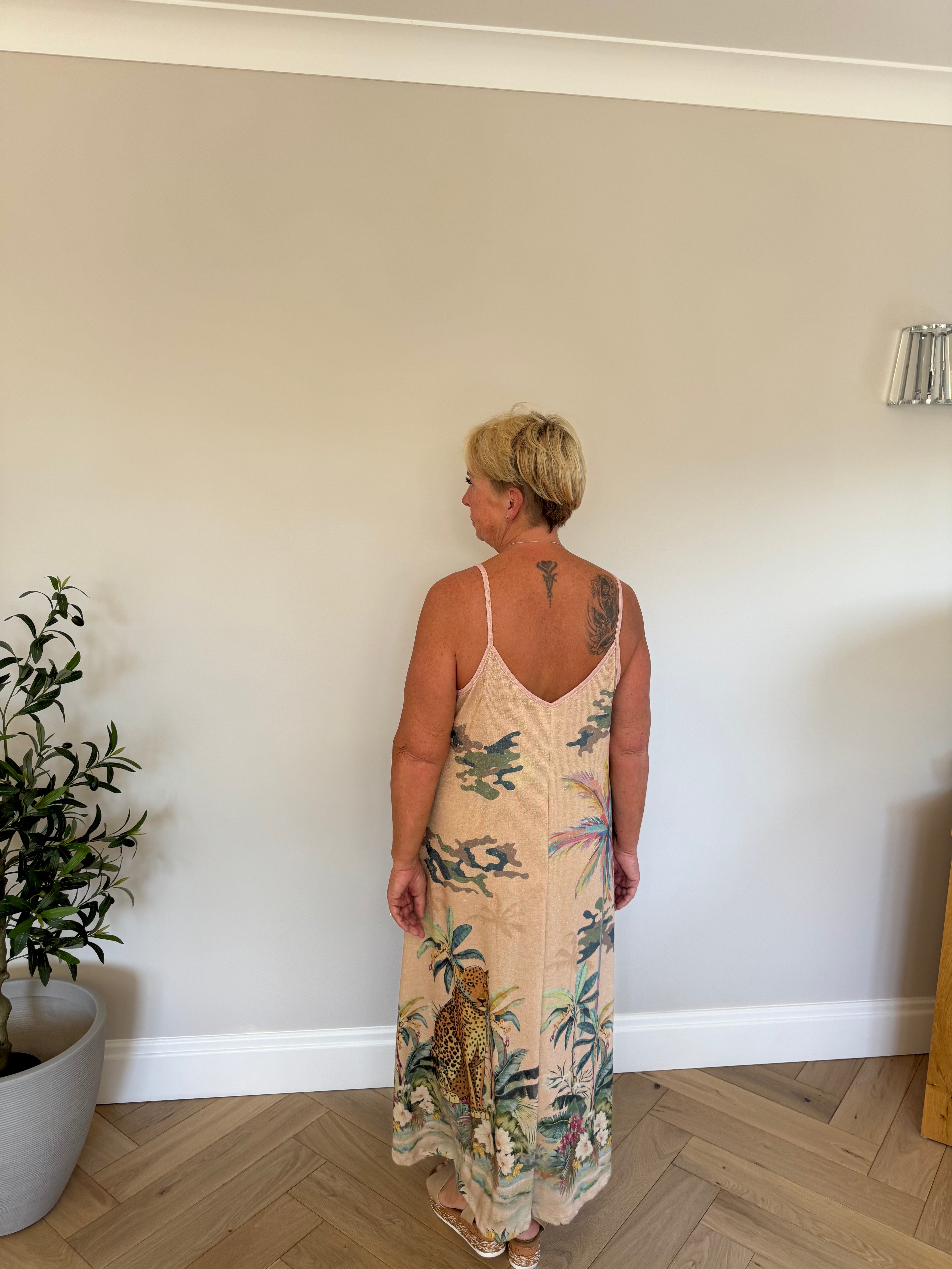 Selene Shimmer Maxi Dress