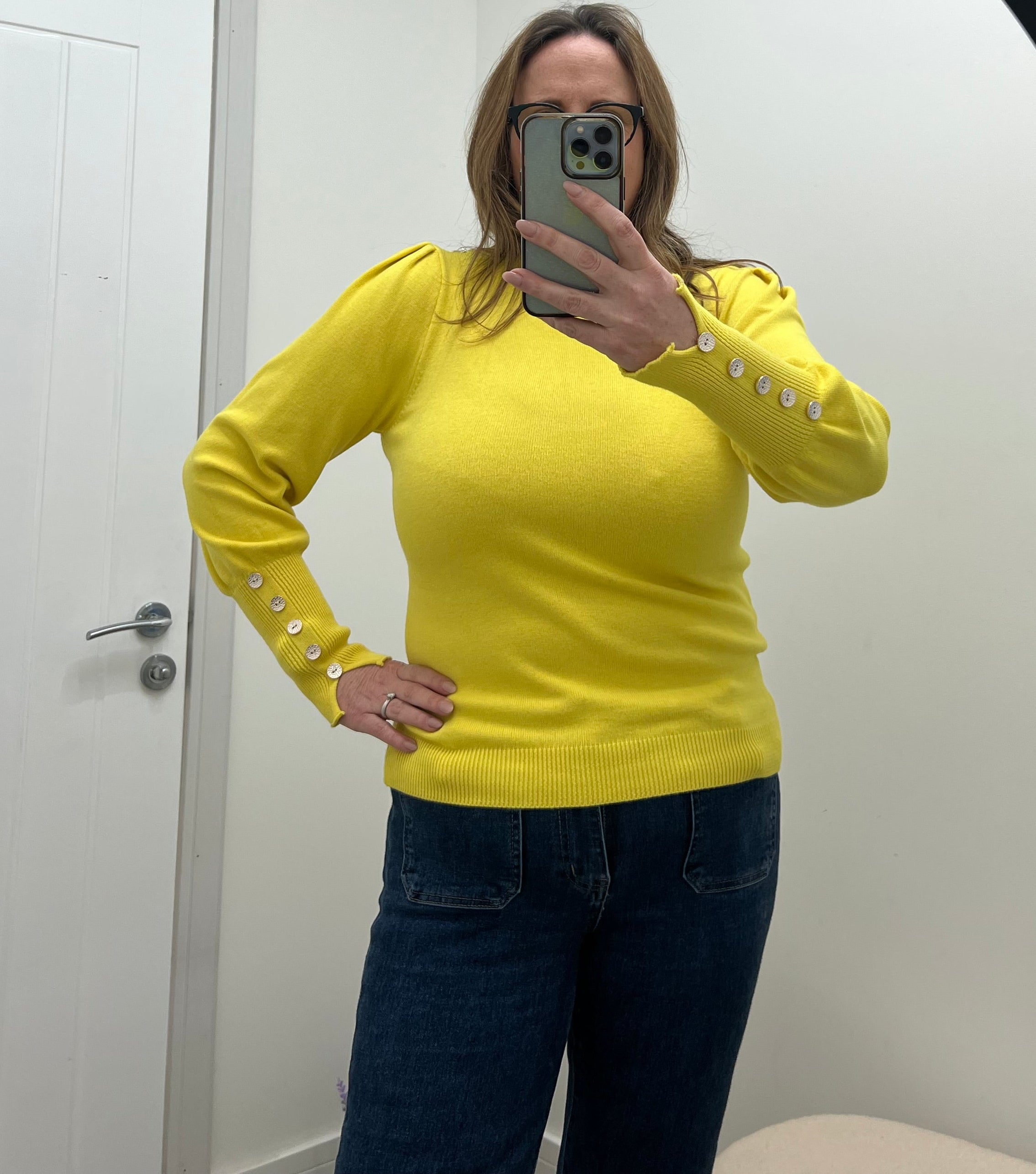 Button sleeve Jumper