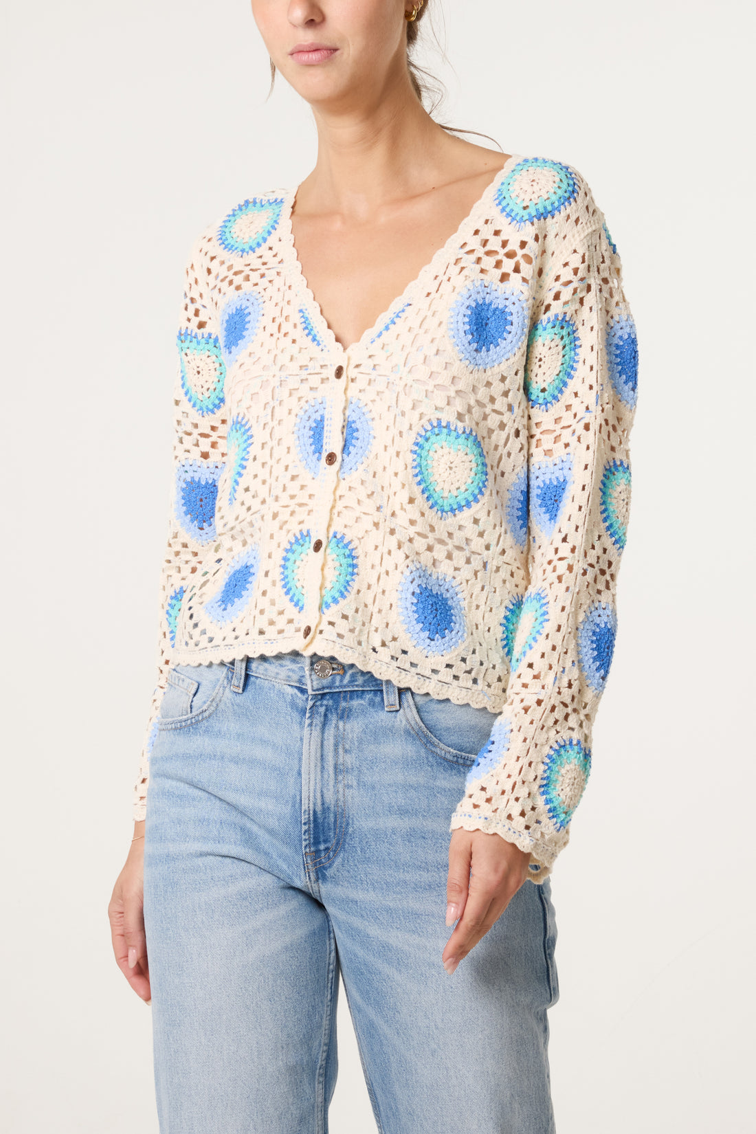 Heart Crochet Cardigan
