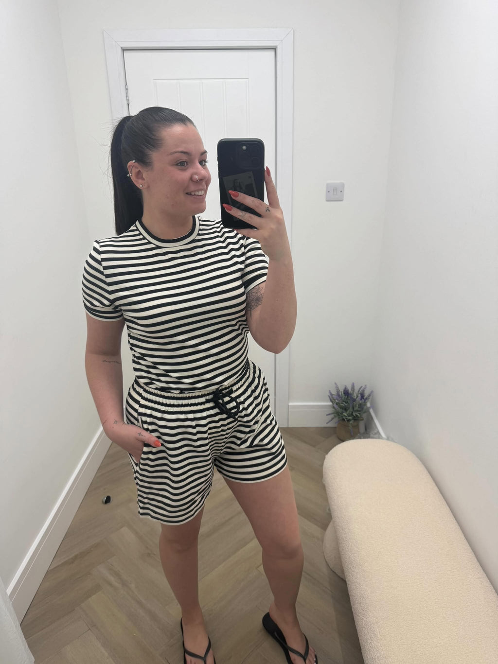 Andie Short Co‑Ord 🤎🖤💚